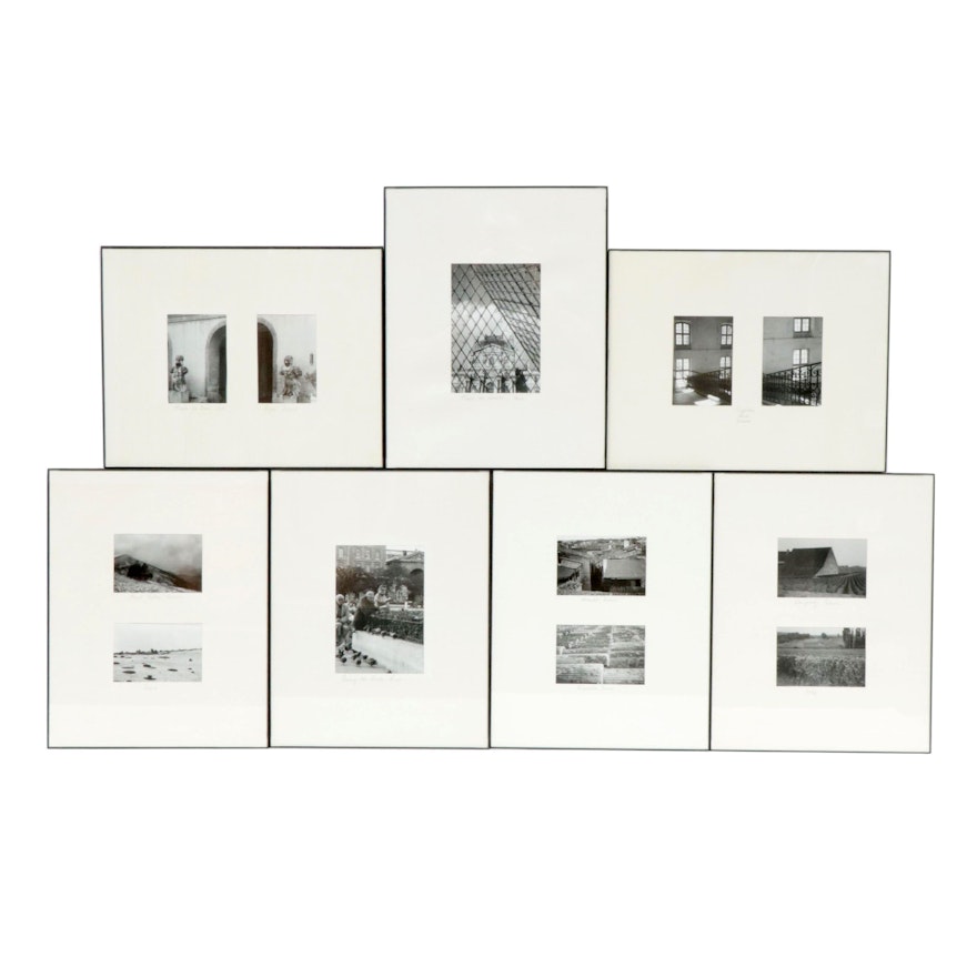 French Scene and Landscape Silver Print Photographs