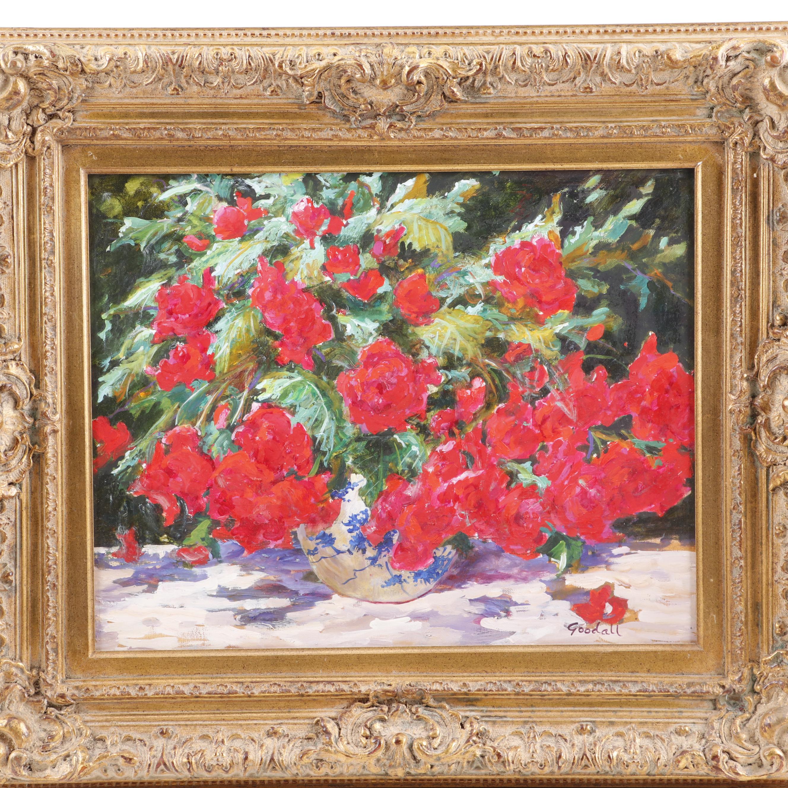 Dawn Goodall Floral Still Life Oil Painting