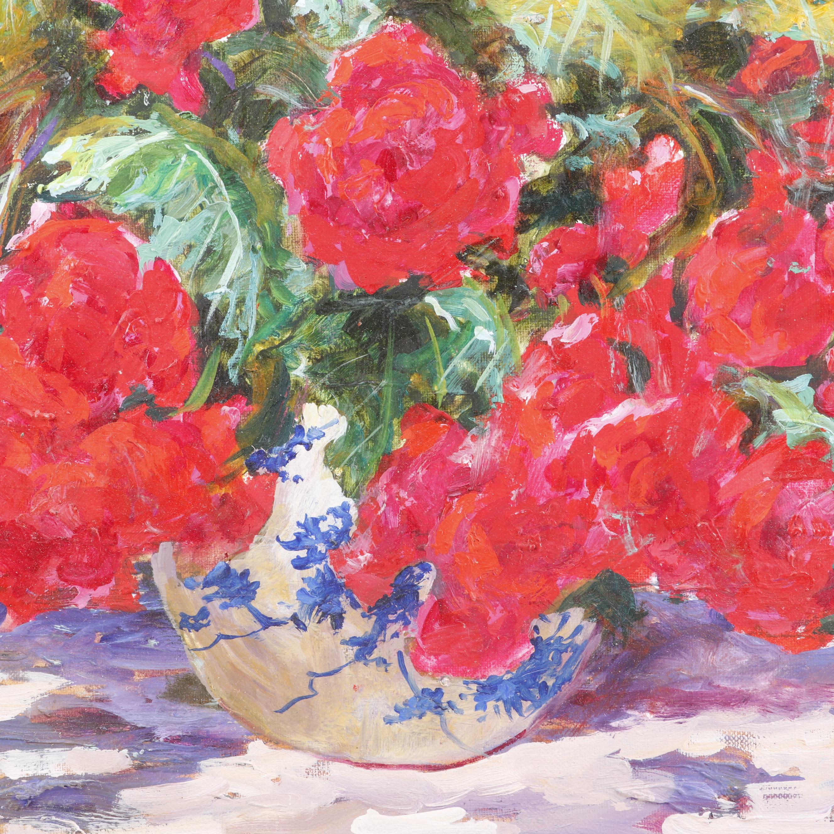 Dawn Goodall Floral Still Life Oil Painting