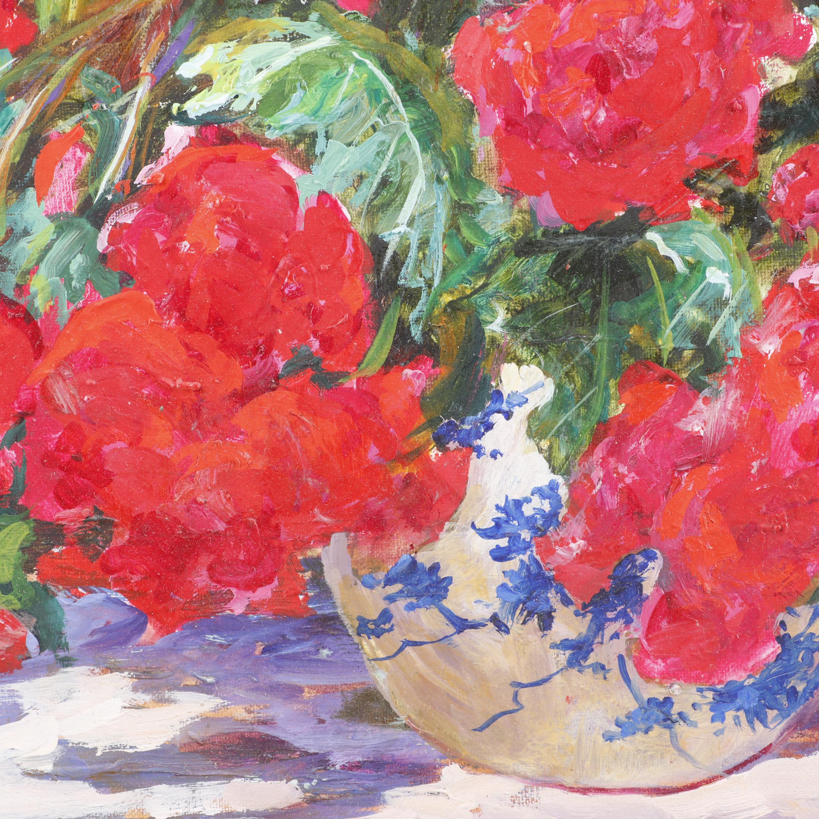 Dawn Goodall Floral Still Life Oil Painting