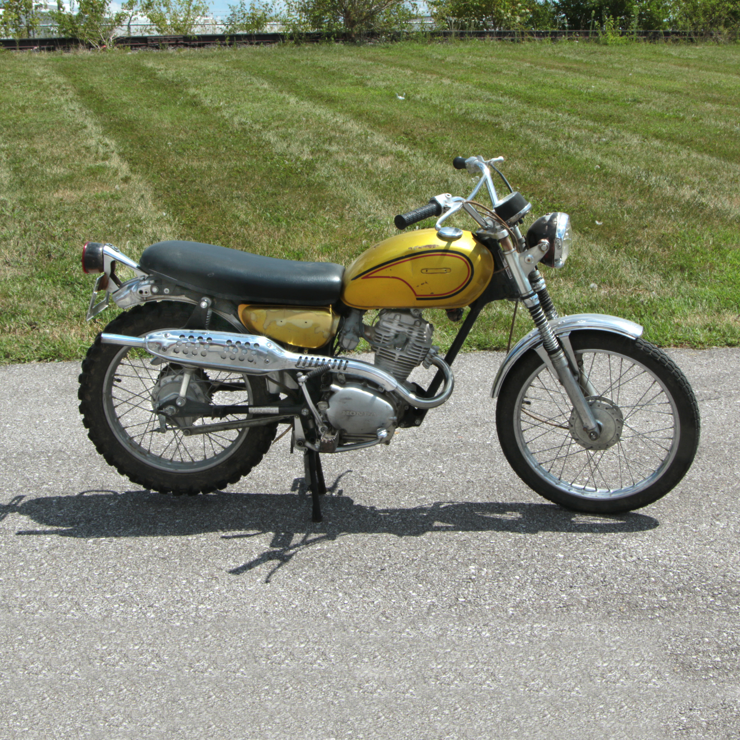 1972 Honda CL100 Scrambler Motorcycle