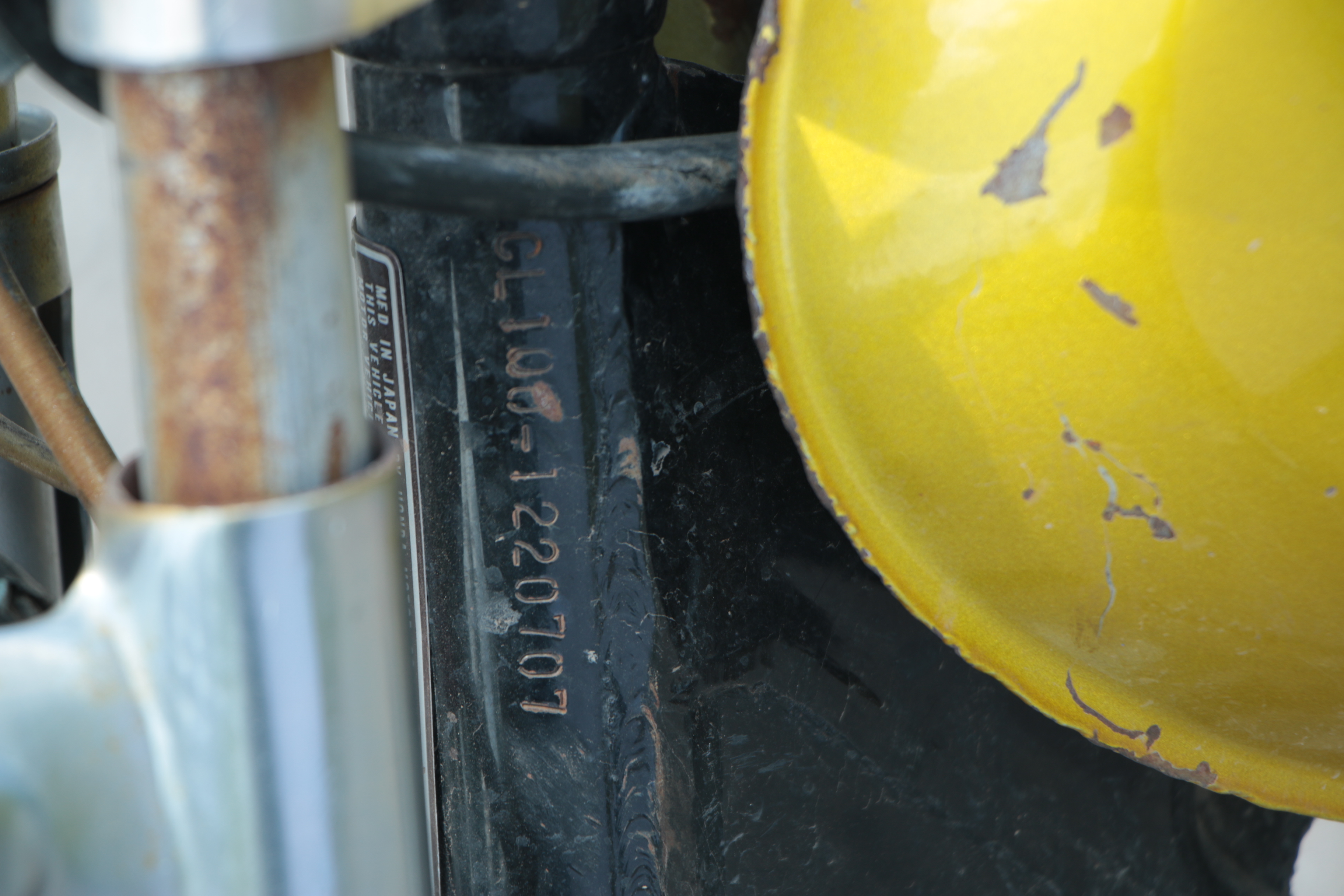 1972 Honda CL100 Scrambler Motorcycle