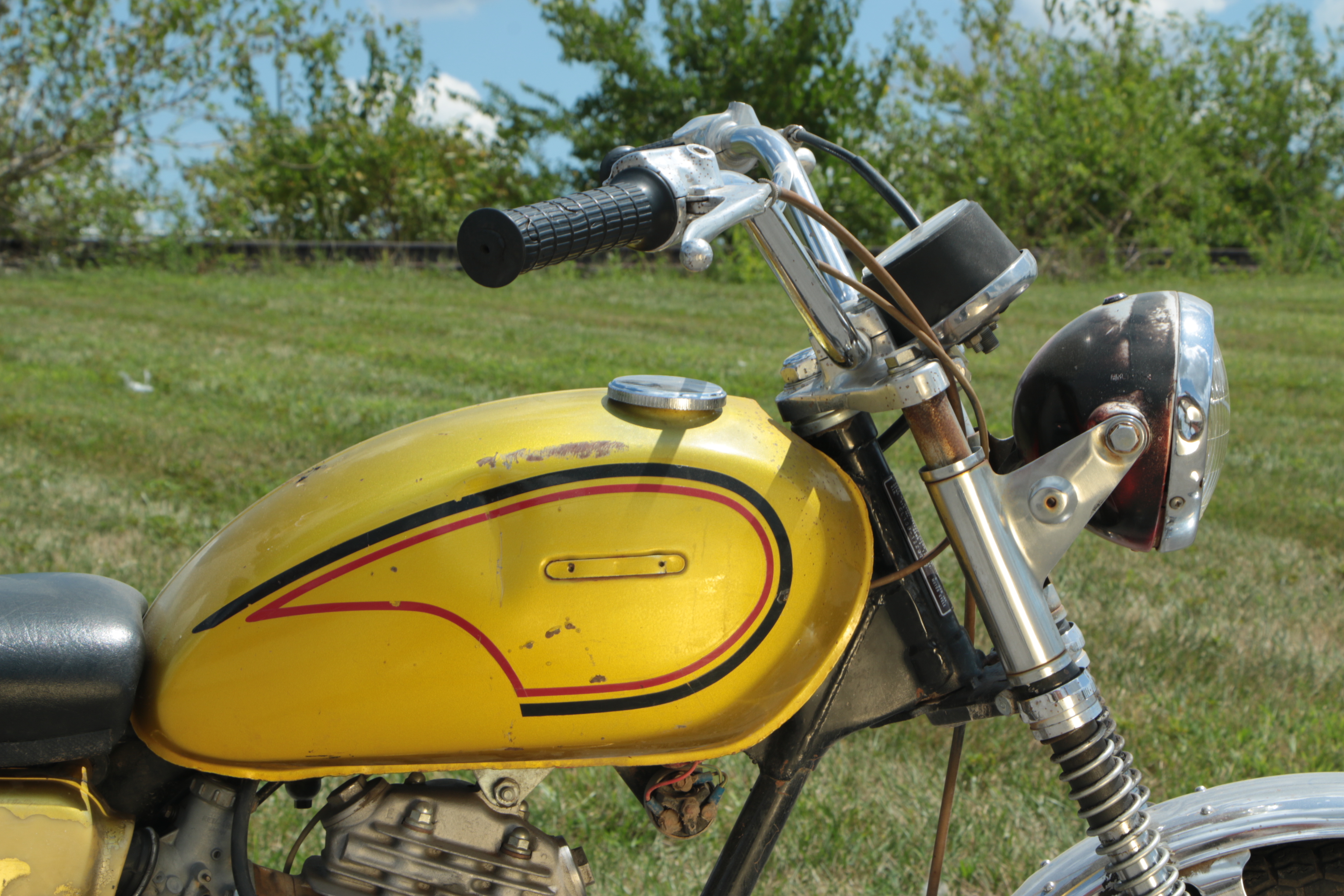 1972 Honda CL100 Scrambler Motorcycle