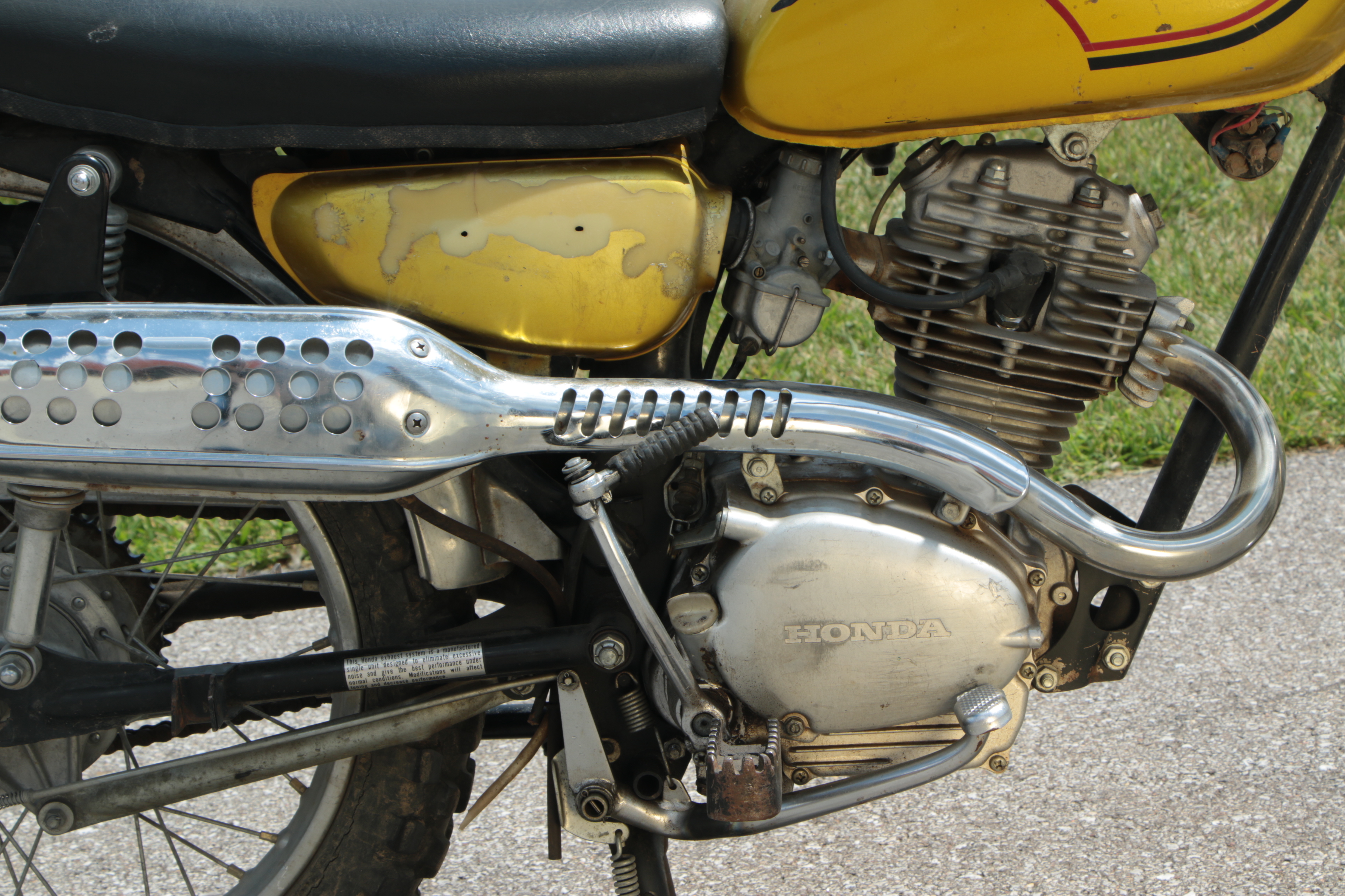 1972 Honda CL100 Scrambler Motorcycle