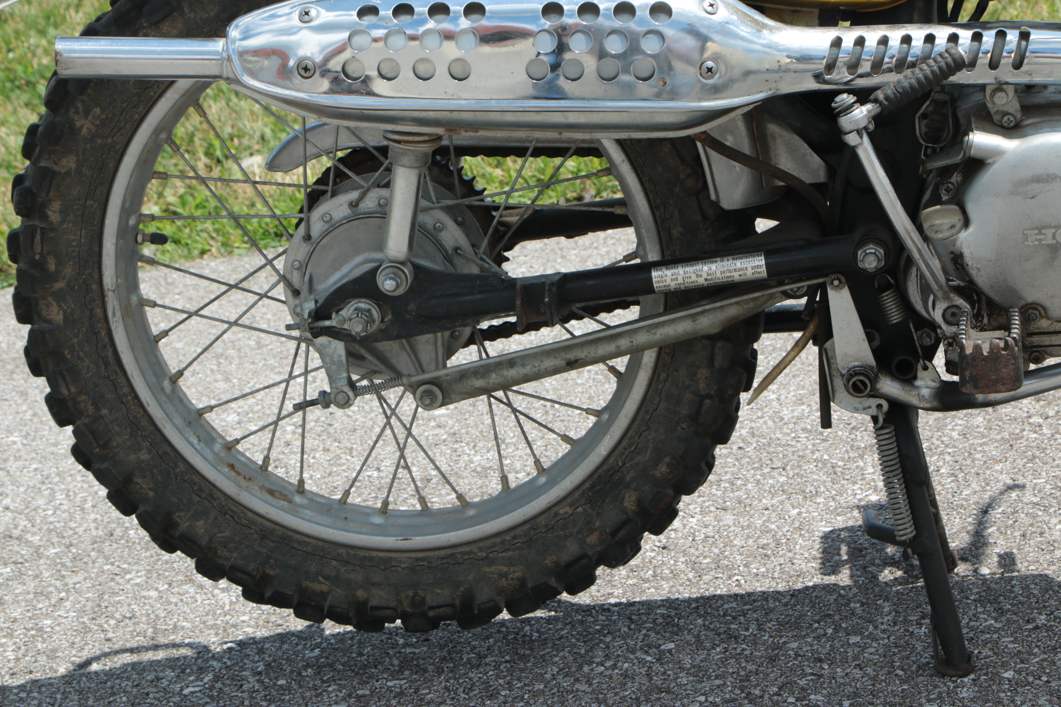 1972 Honda CL100 Scrambler Motorcycle