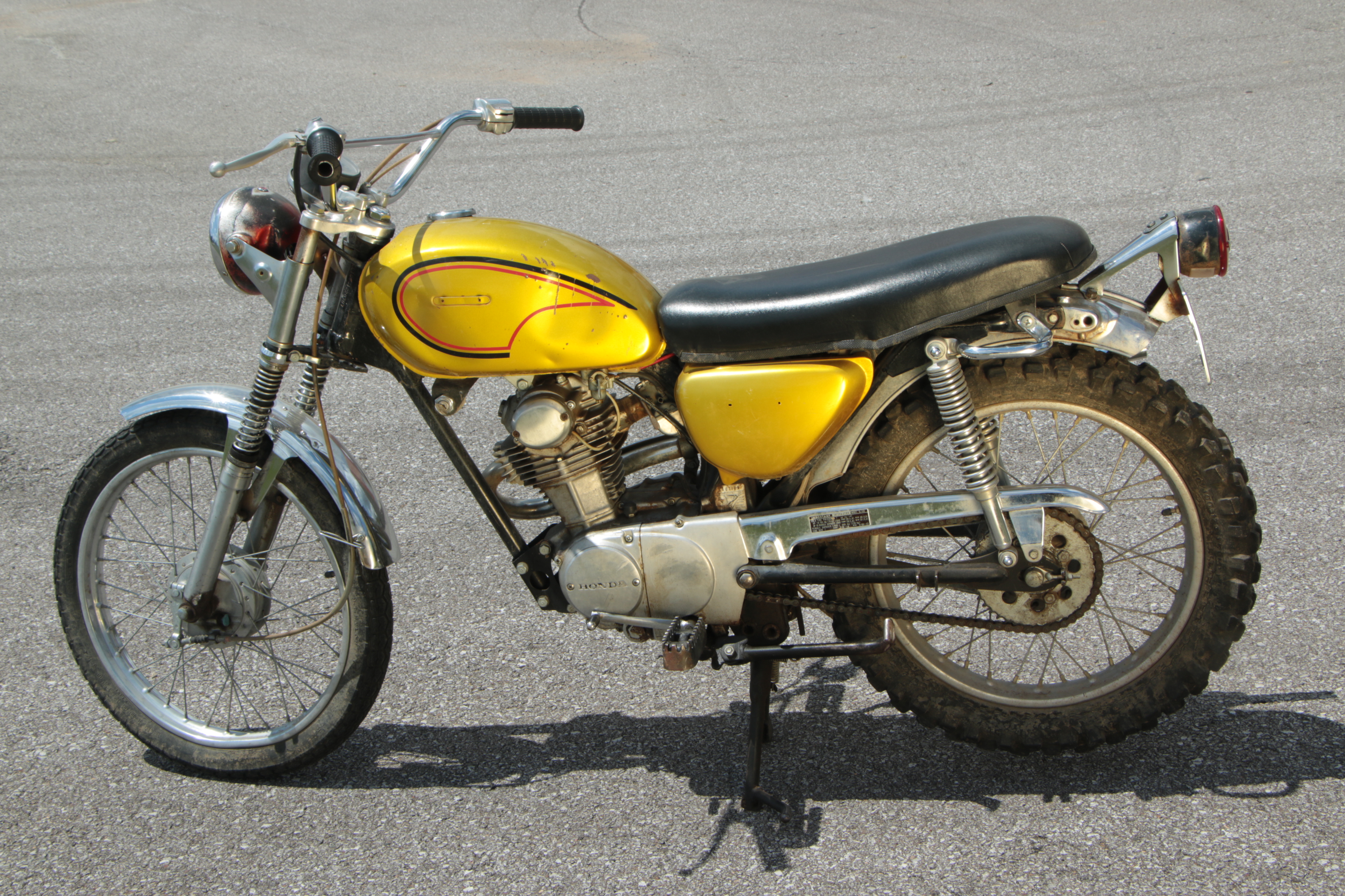 1972 Honda CL100 Scrambler Motorcycle