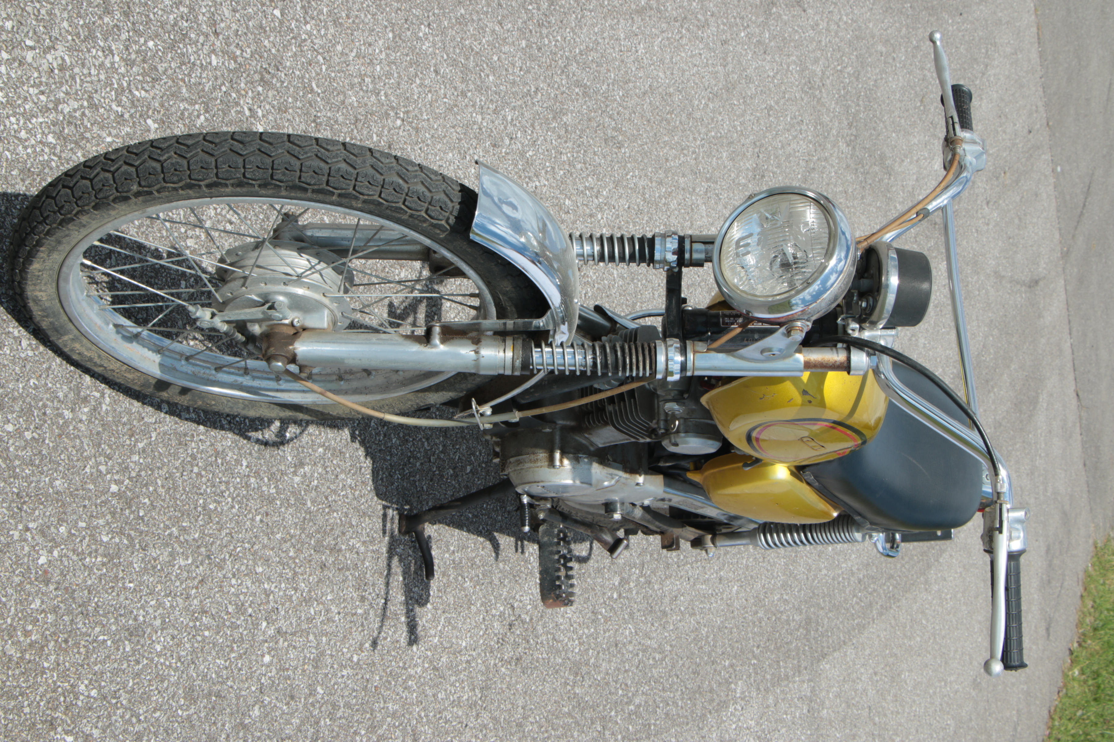 1972 Honda CL100 Scrambler Motorcycle