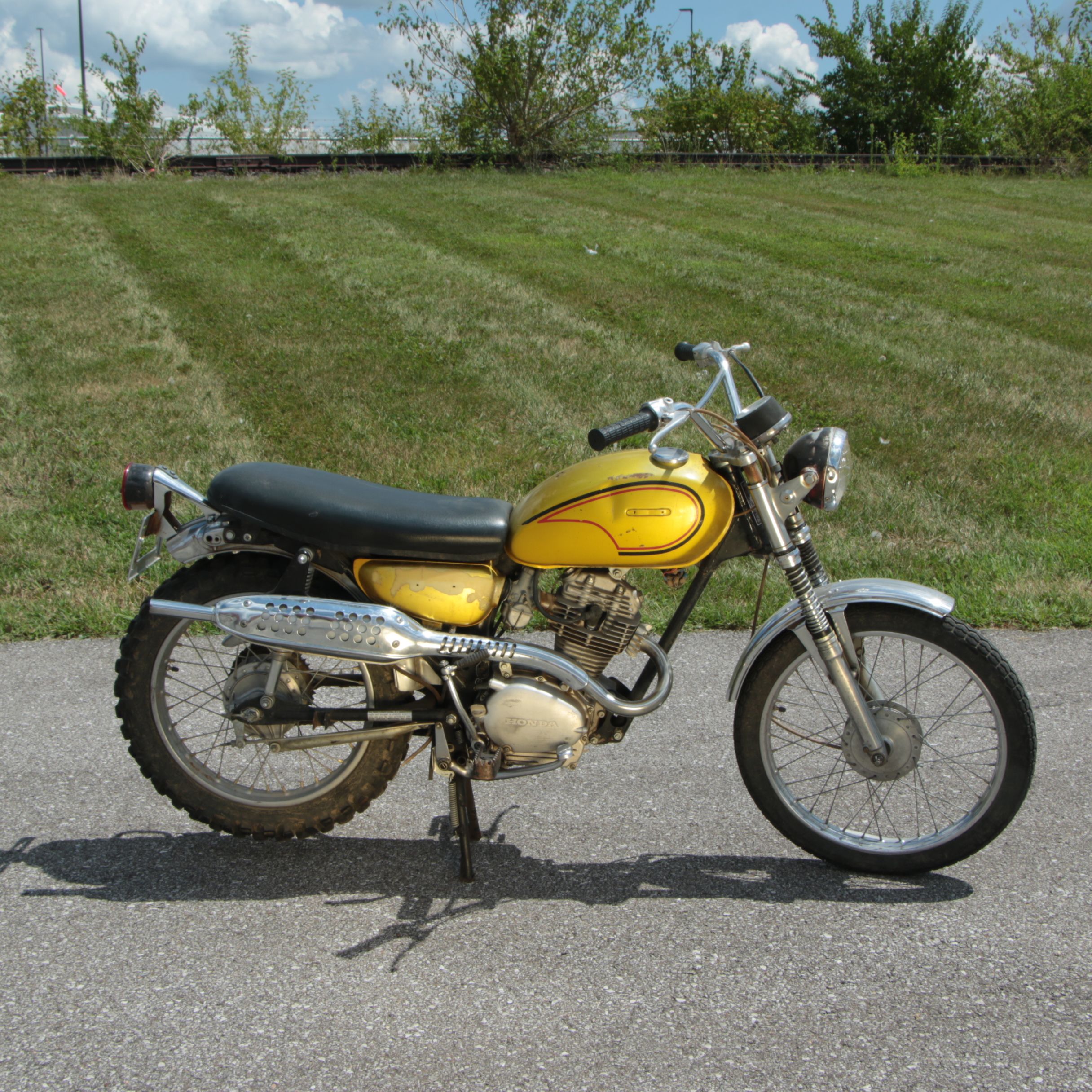 1972 Honda CL100 Scrambler Motorcycle