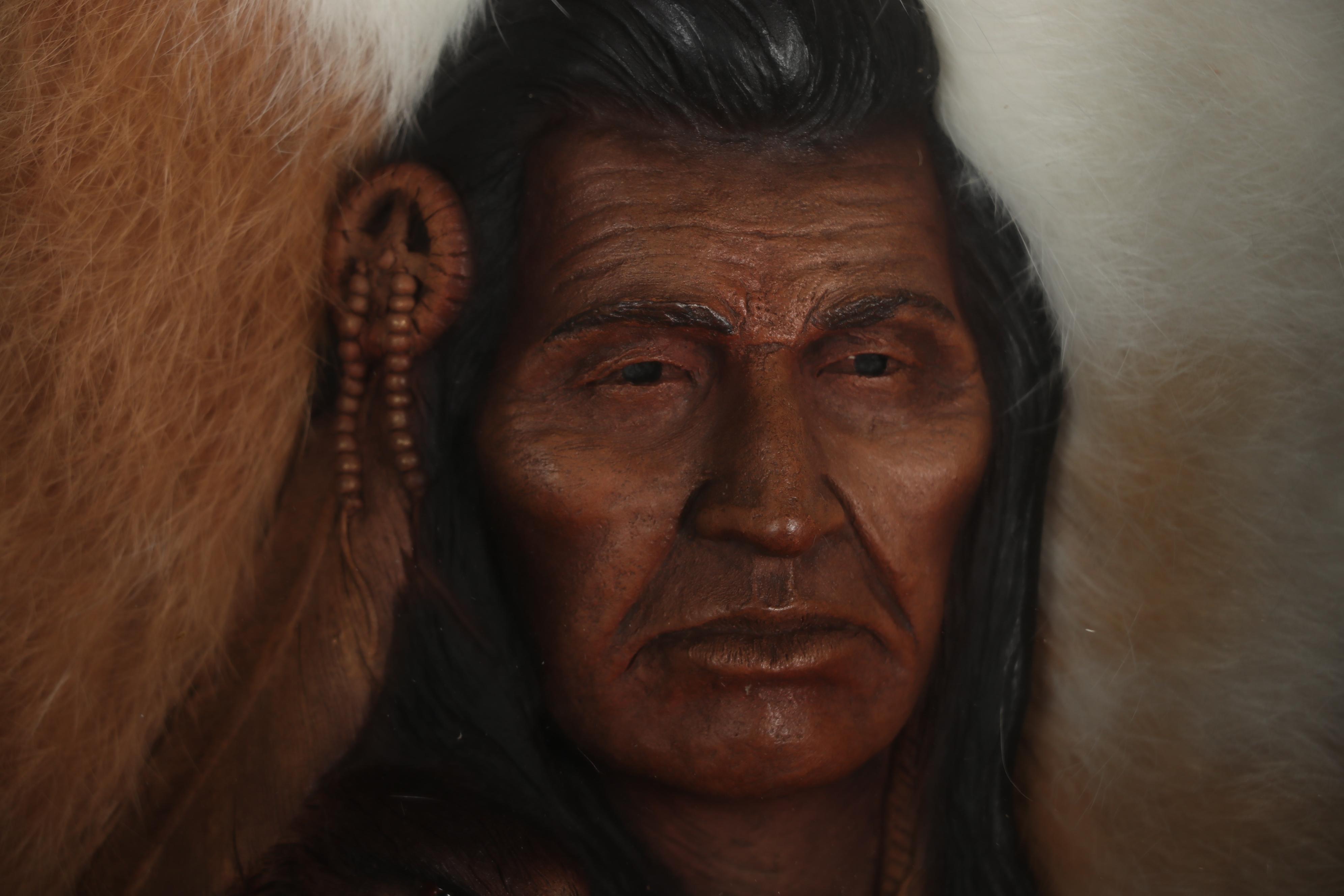 Neil J. Rose Relief Sculpture "Fighting Eagle"