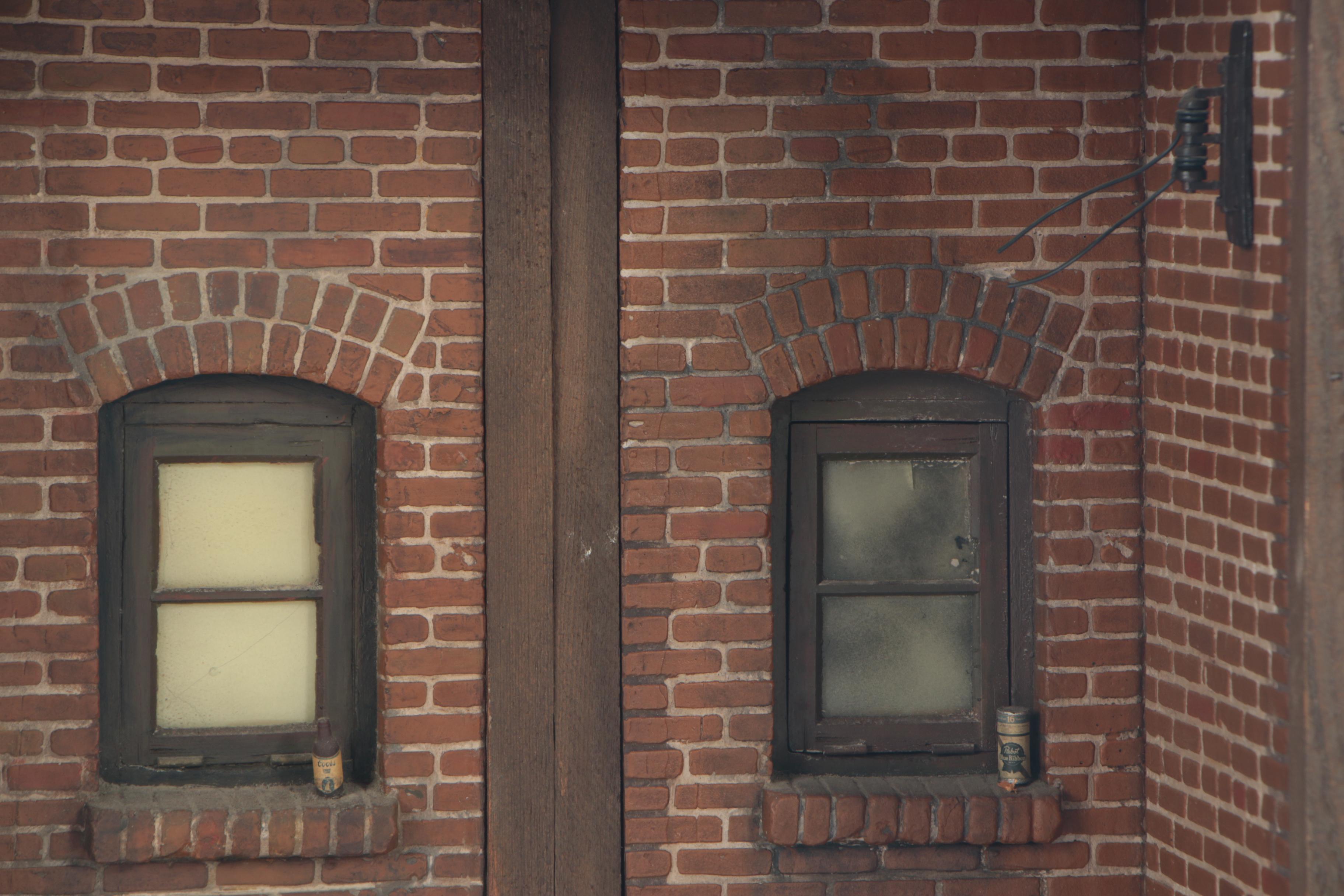 Michael Garman "Leroy & Bertha's Bar and Grill" Diorama/Shadowbox Sculpture