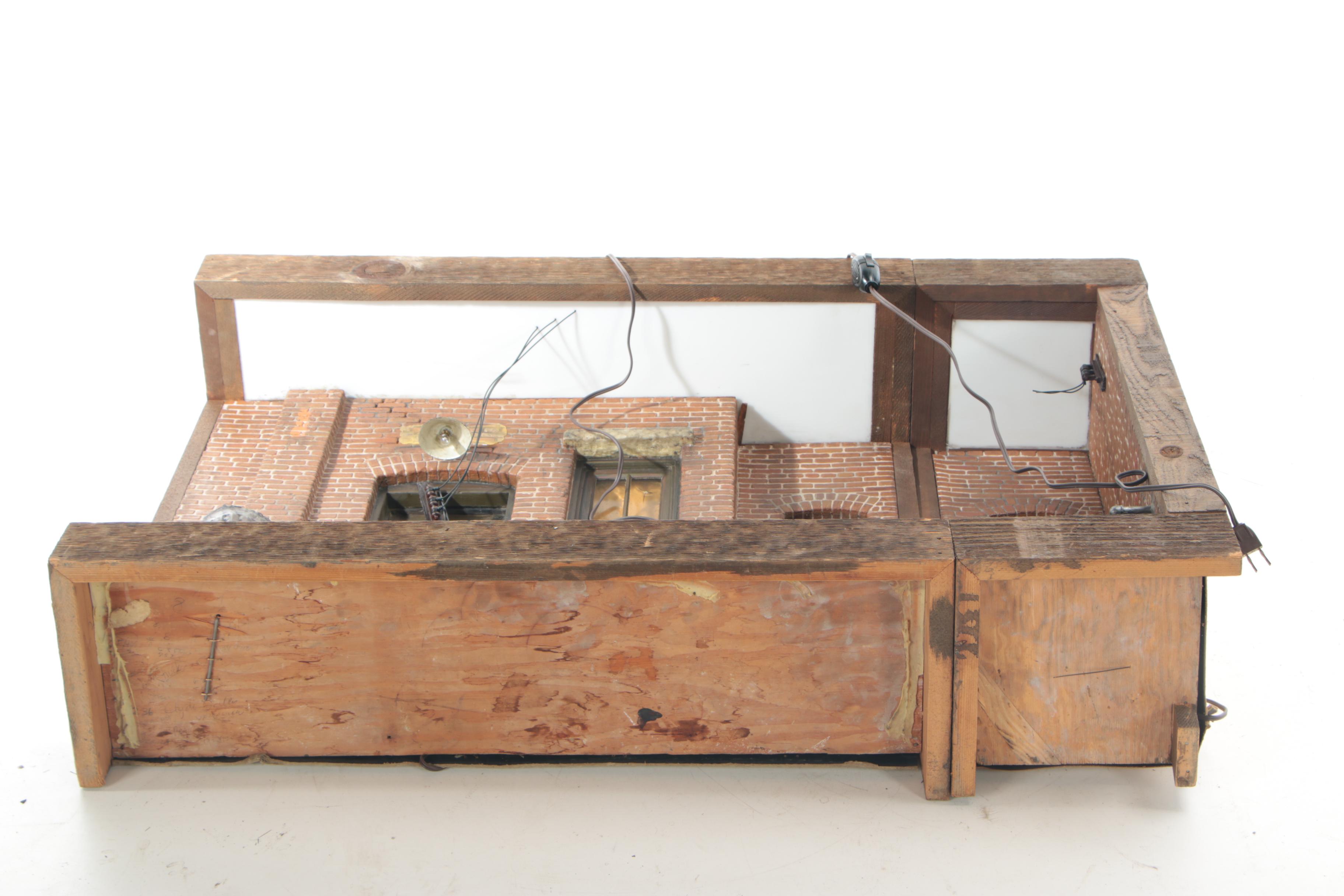 Michael Garman "Leroy & Bertha's Bar and Grill" Diorama/Shadowbox Sculpture