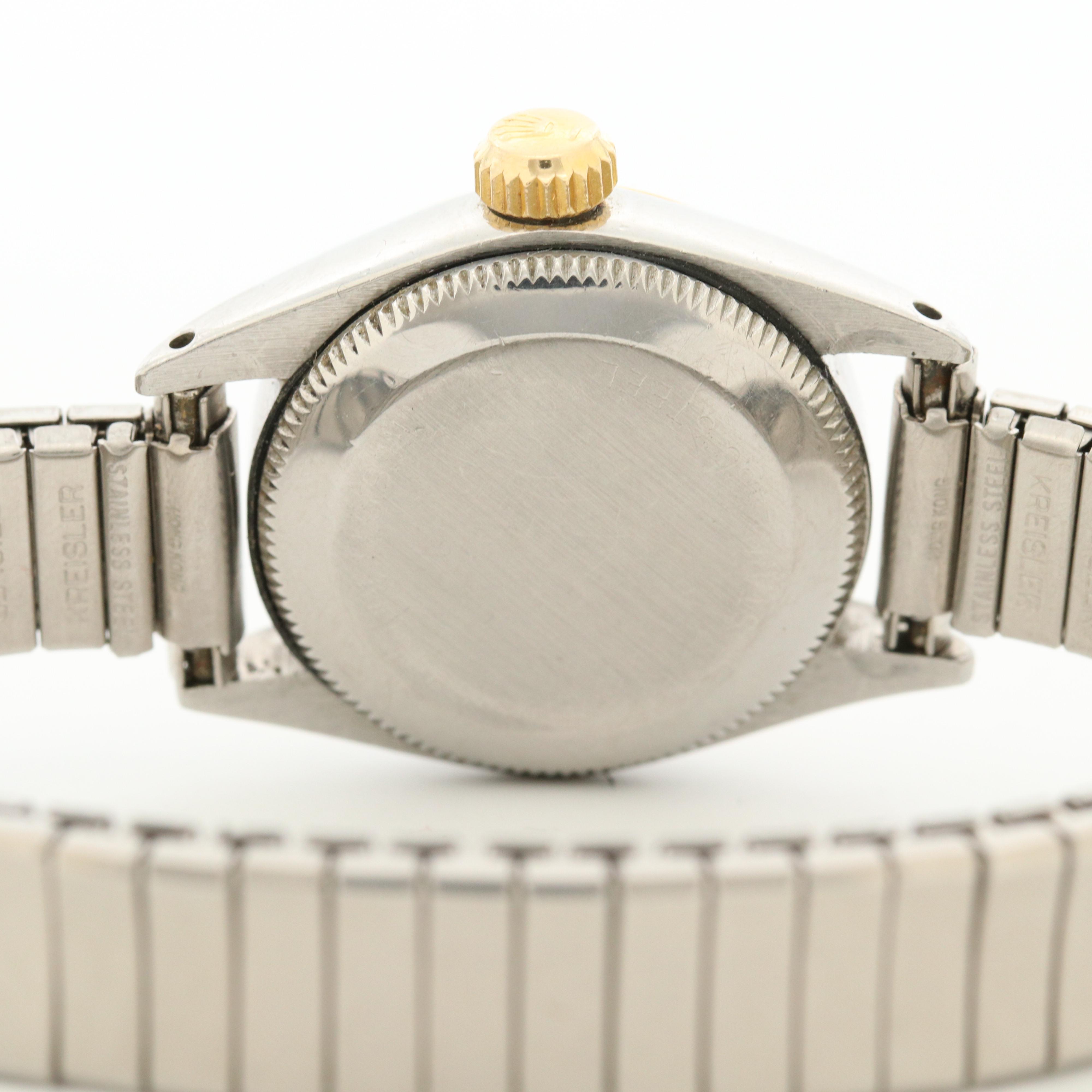 Vintage Rolex Oyster Perpetual 18K Gold and Stainless Steel Watch, 1964