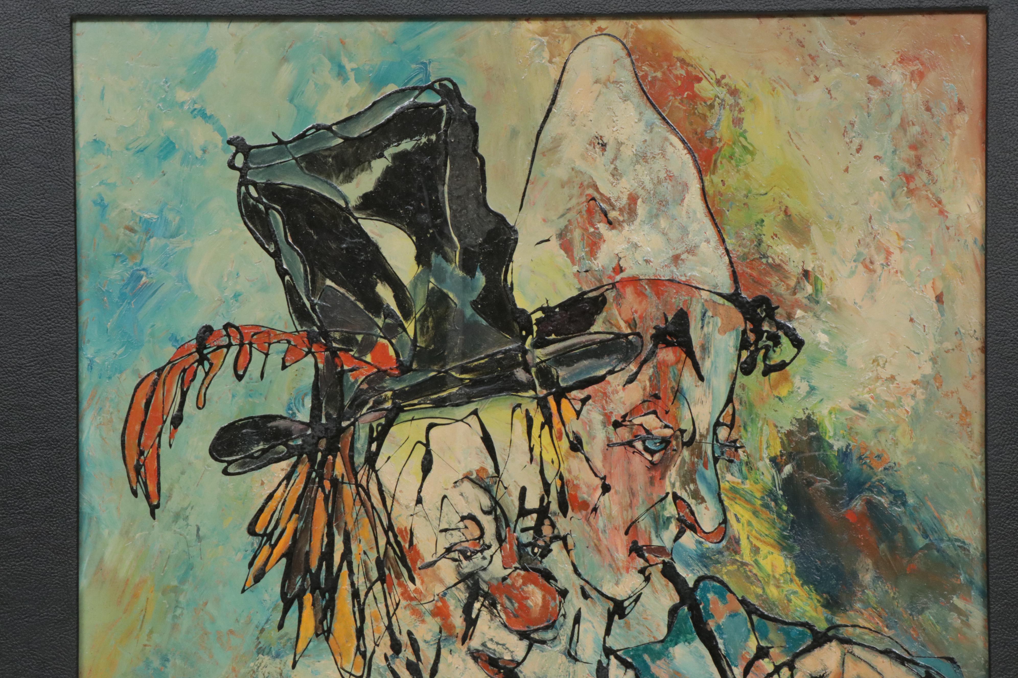 Pierre Catton Oil Painting "Clown"