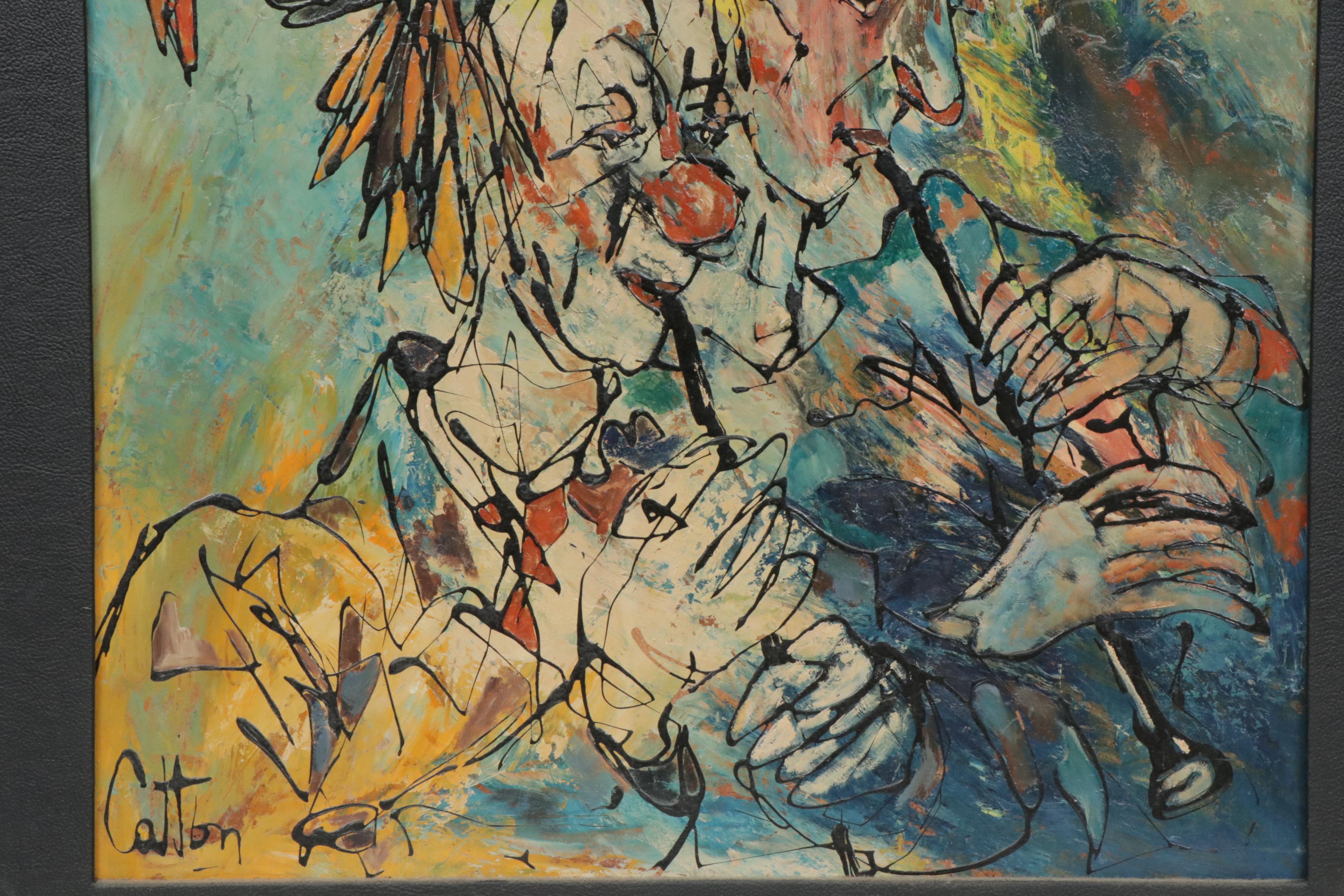 Pierre Catton Oil Painting "Clown"