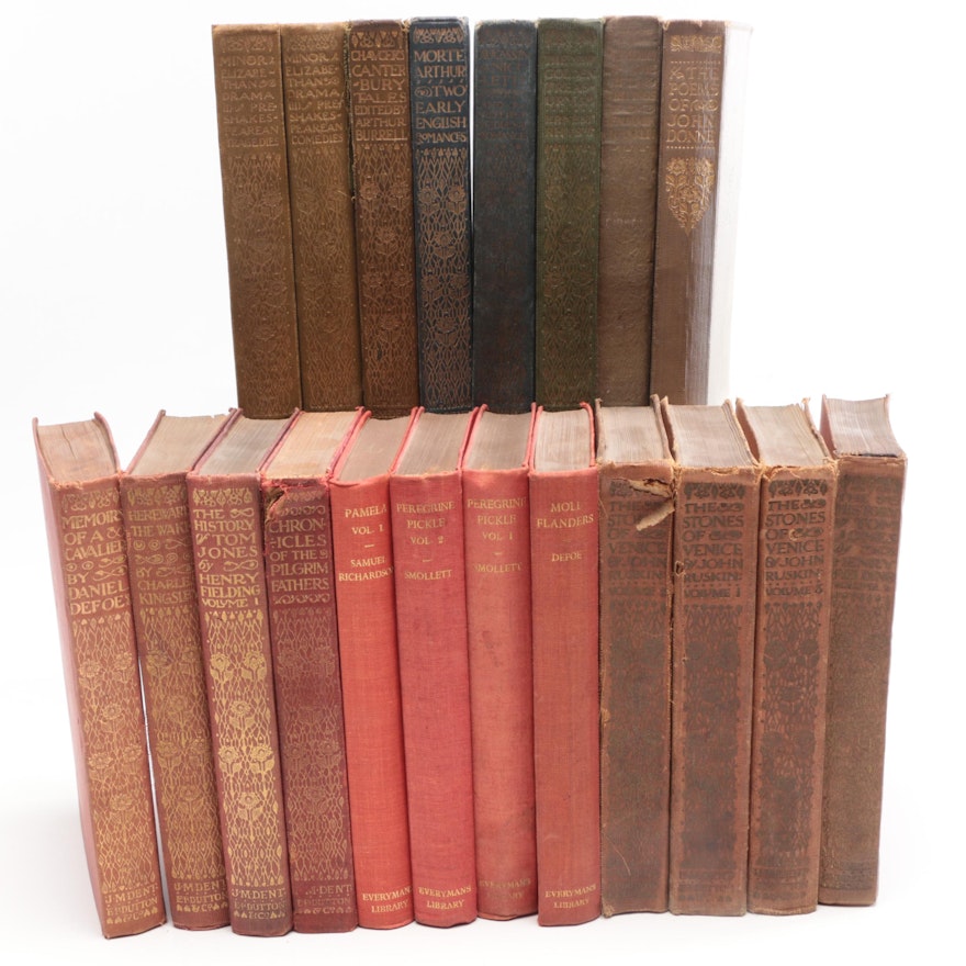 Antique "Everyman's Library" Twenty Volume Set