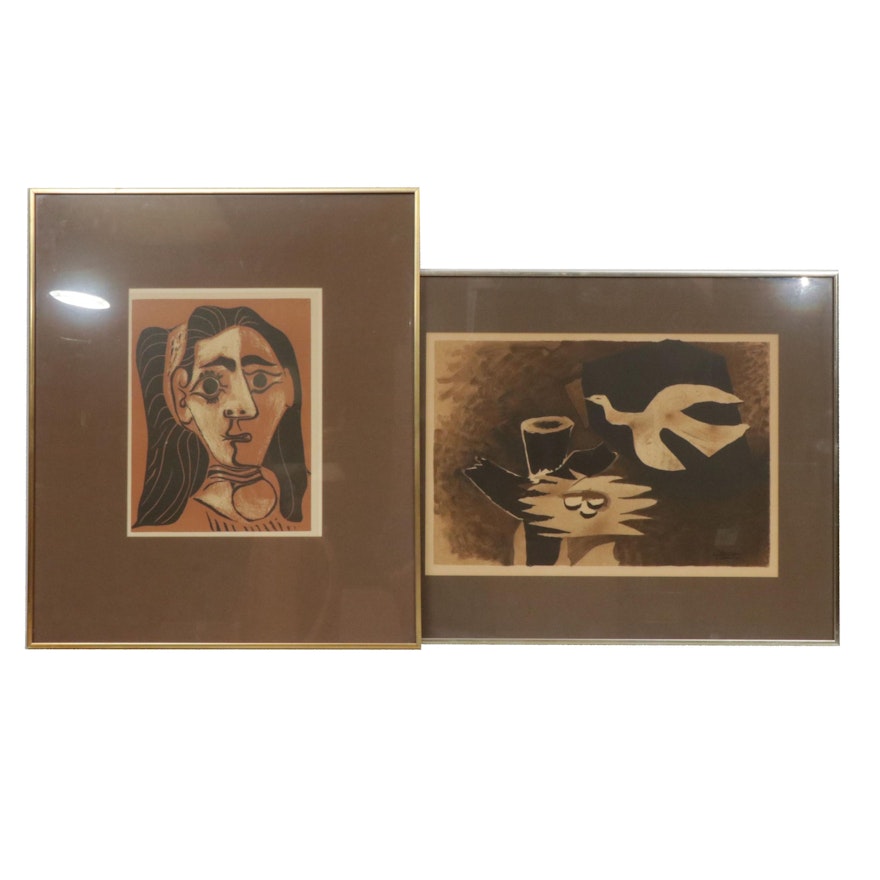 Pablo Picasso and Georges Braque Lithographs