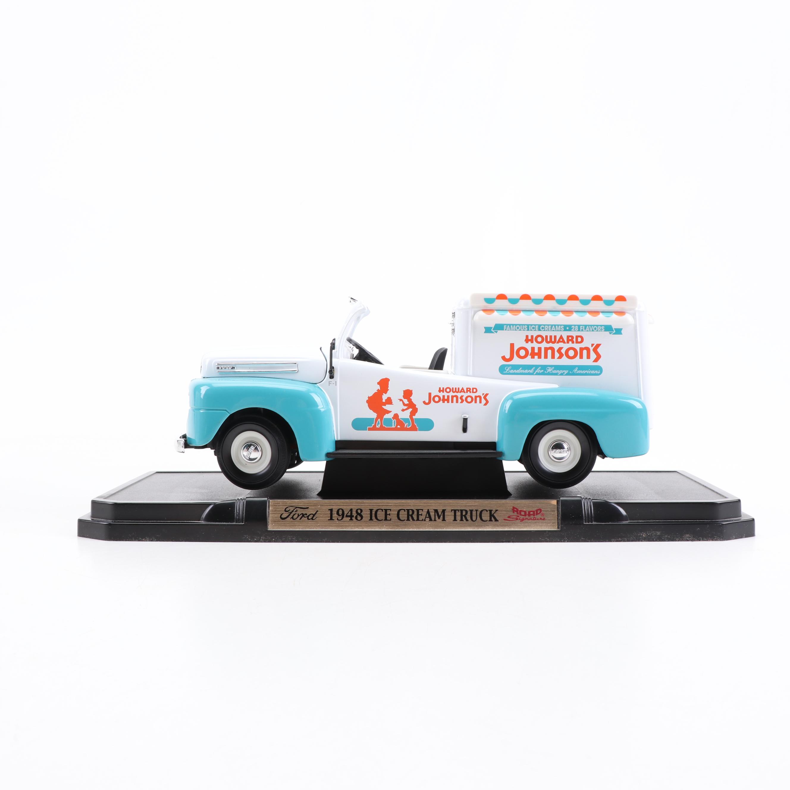 1913 Ford Model T Texaco Delivery Truck Diecast Model with Others, Vintage