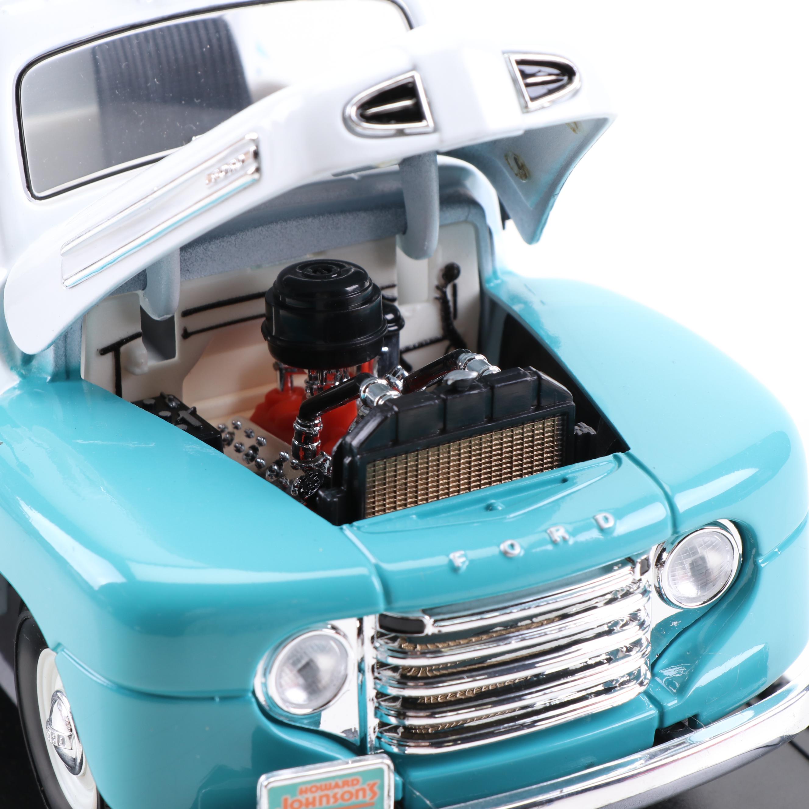 1913 Ford Model T Texaco Delivery Truck Diecast Model with Others, Vintage