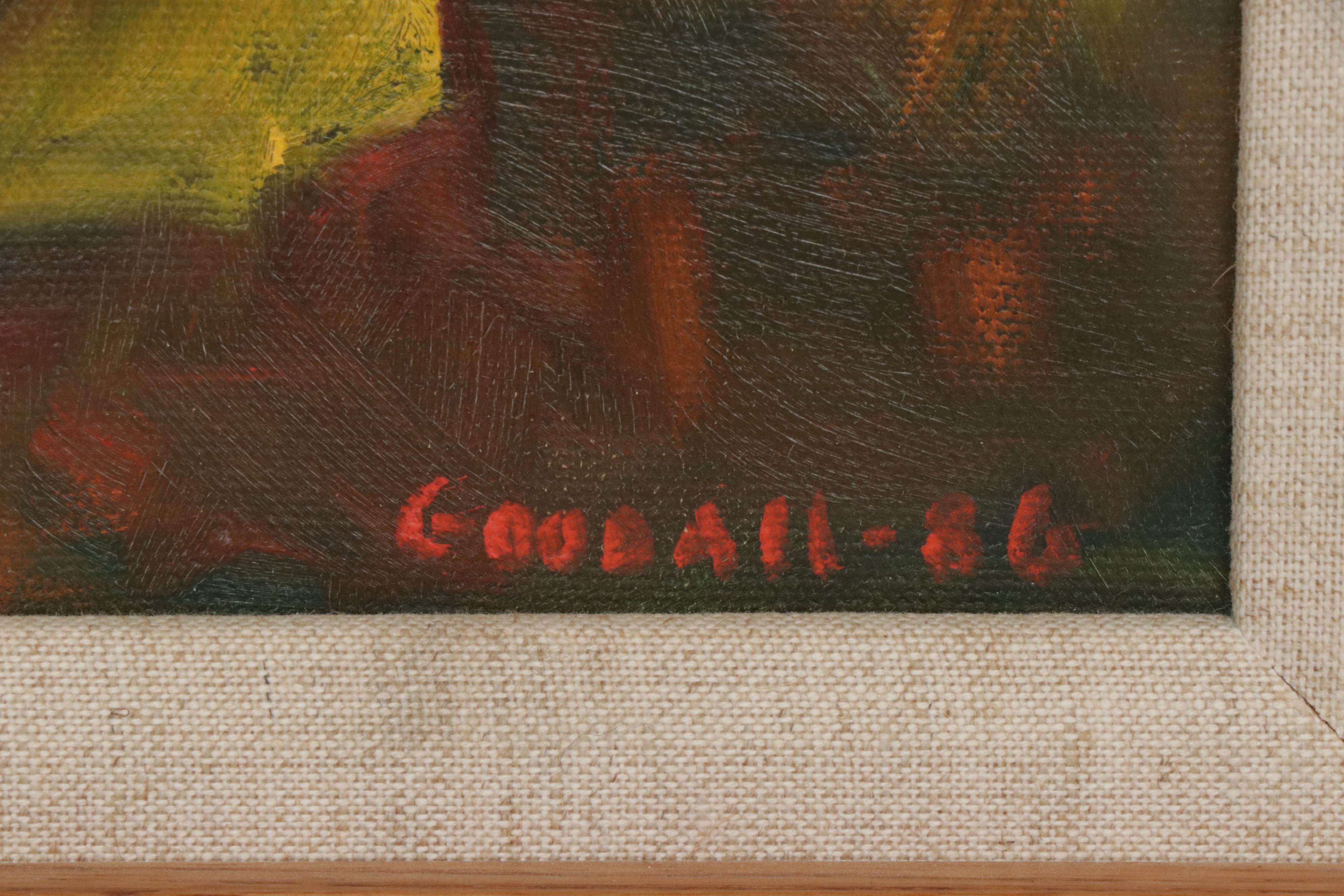 Goodall Portrait of Revolutionary Oil Painting