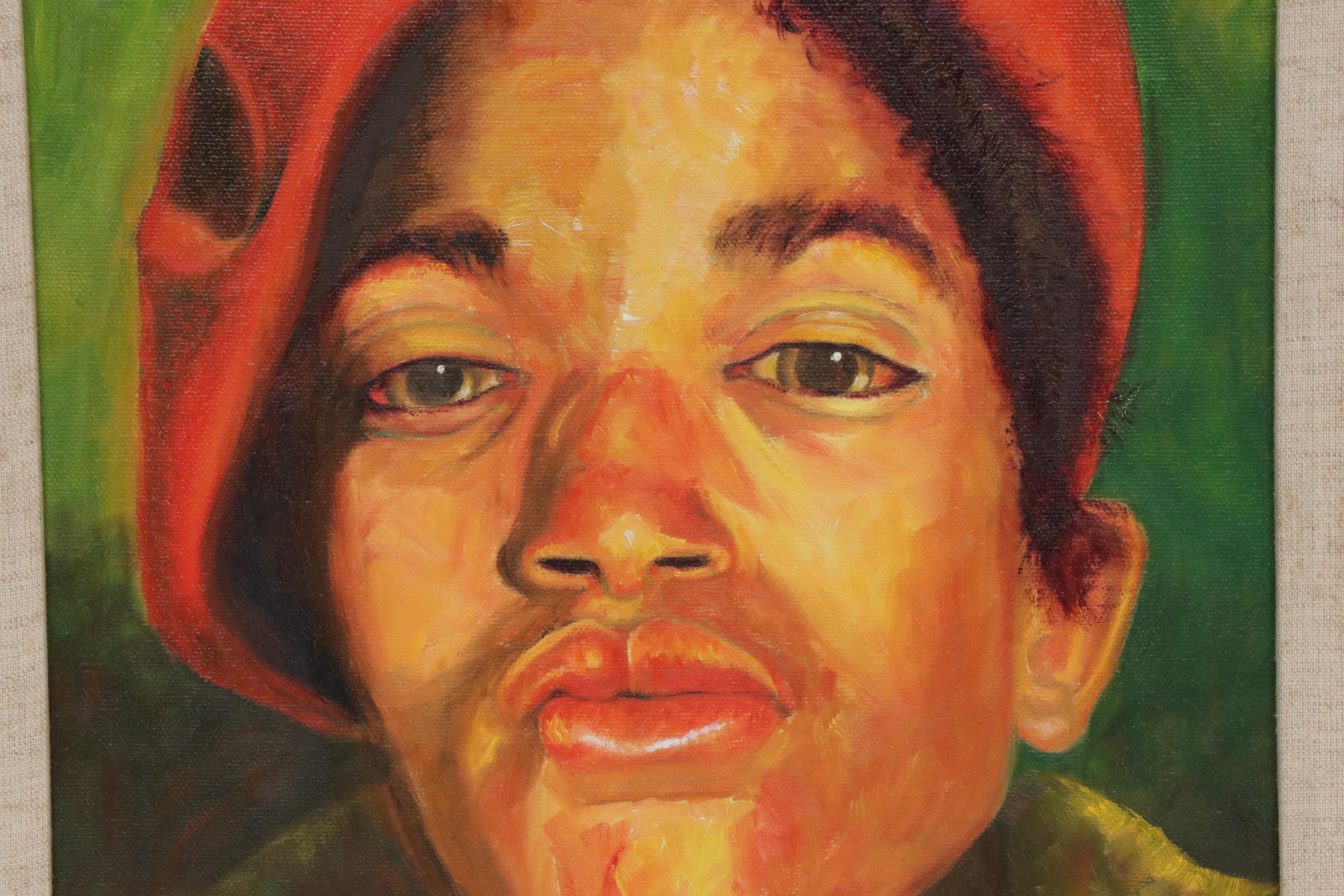 Goodall Portrait of Revolutionary Oil Painting