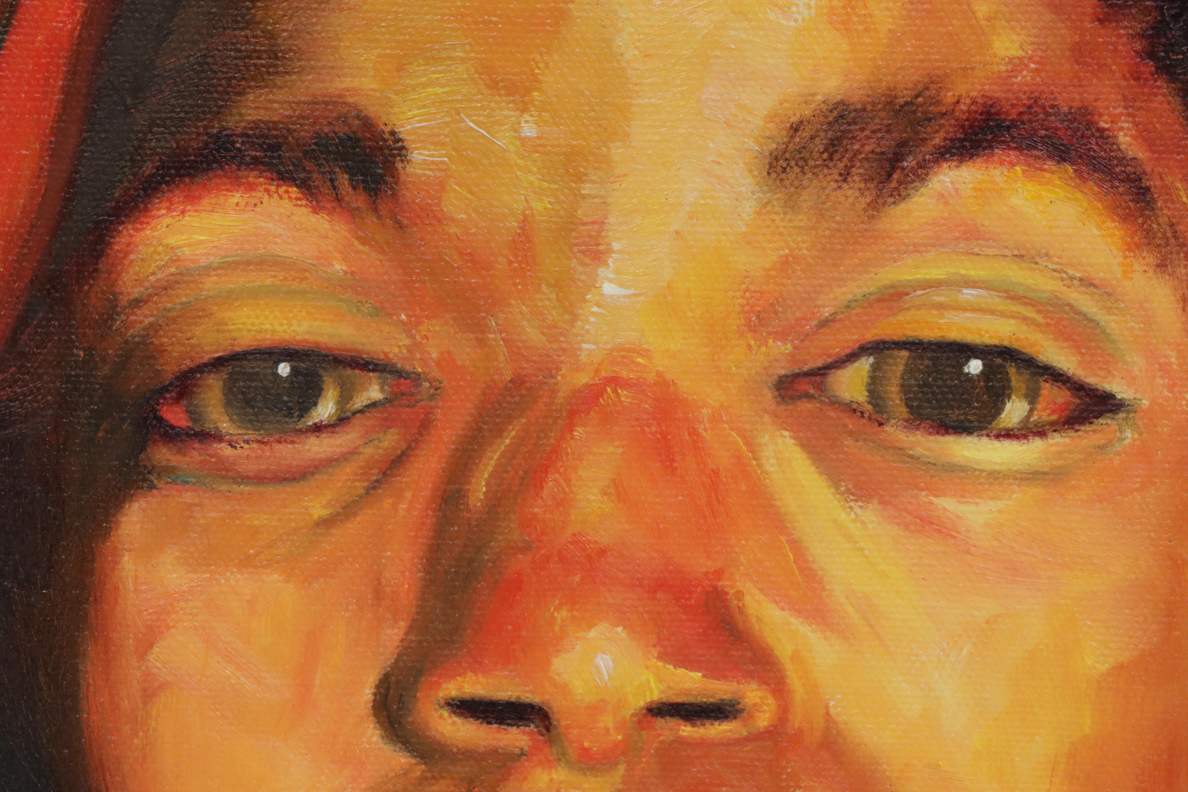 Goodall Portrait of Revolutionary Oil Painting