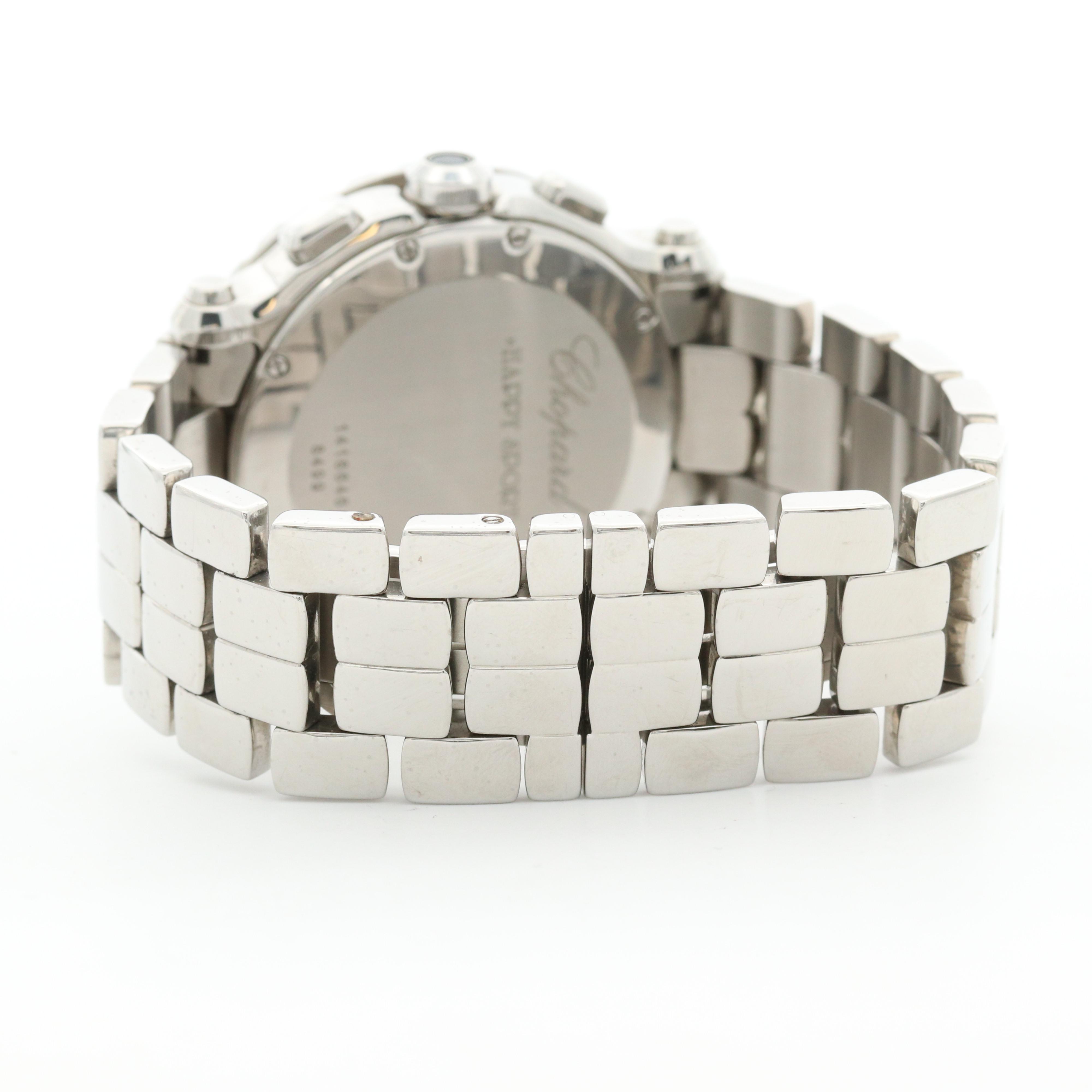 Chopard Happy Sport Stainless Steel and 2.44 CTW Diamond Chronograph Watch