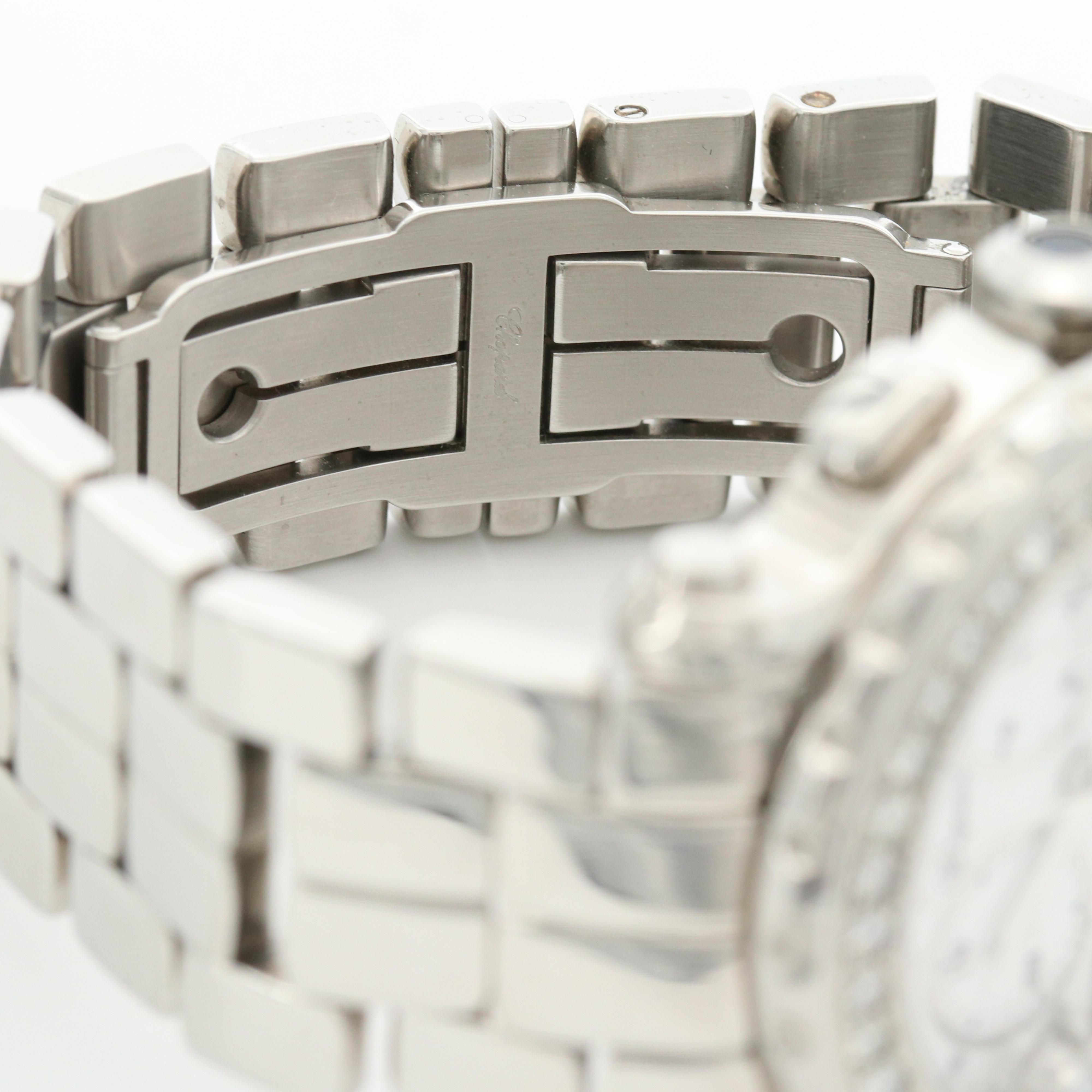 Chopard Happy Sport Stainless Steel and 2.44 CTW Diamond Chronograph Watch