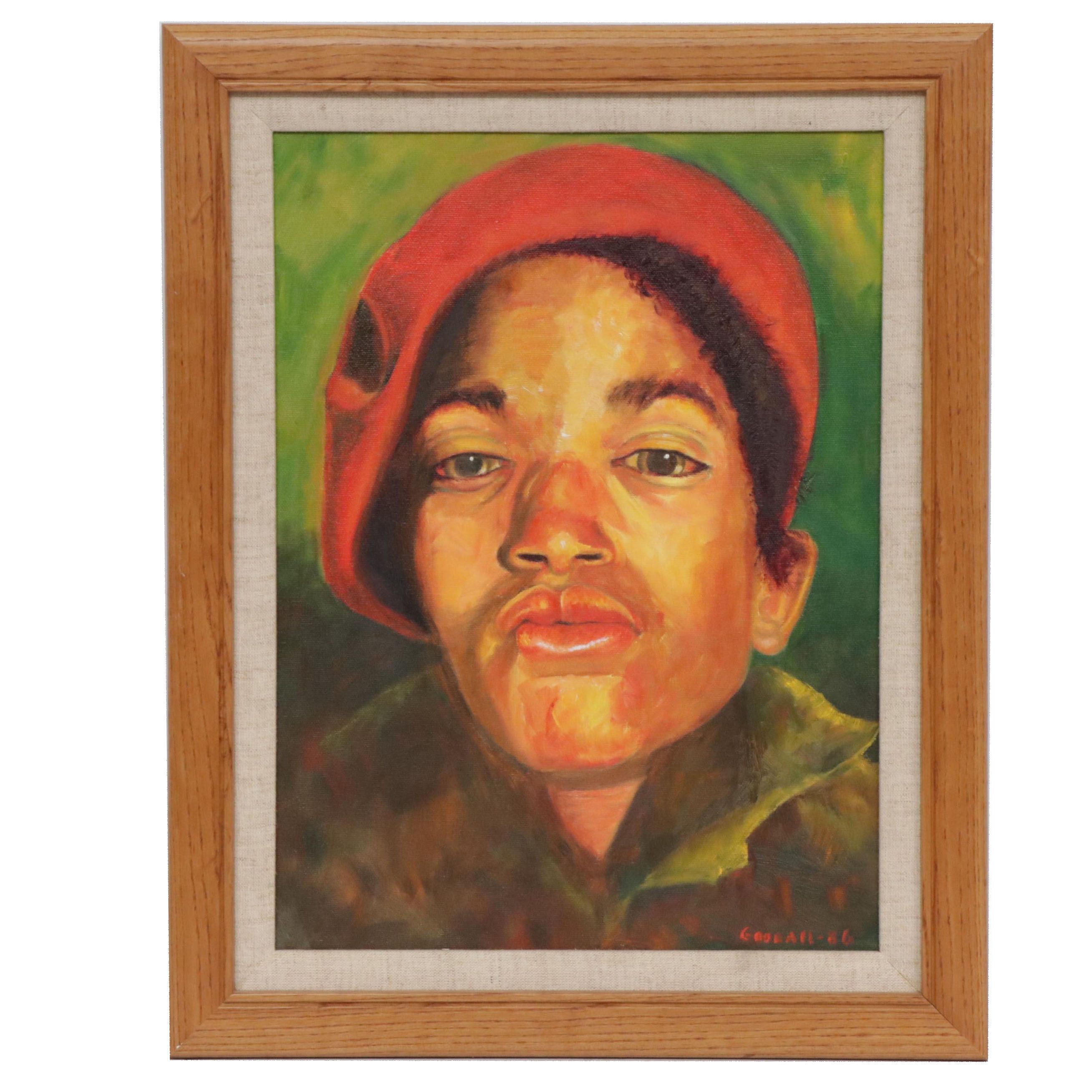 Goodall Portrait of Revolutionary Oil Painting