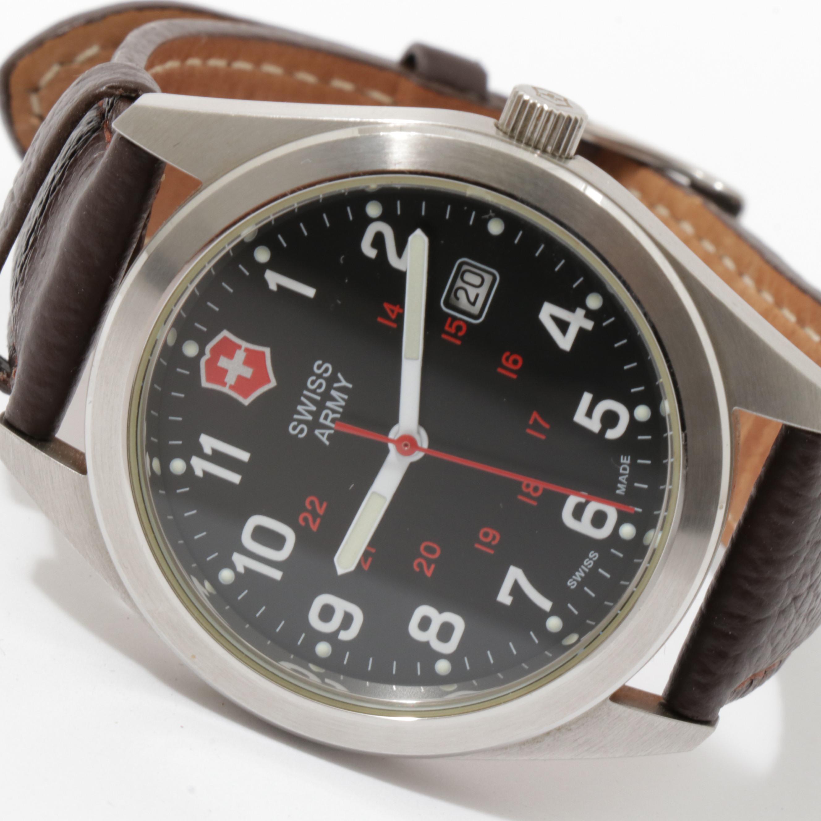 Victorinox "Garrison" Men's Swiss Army Stainless Steel Watch