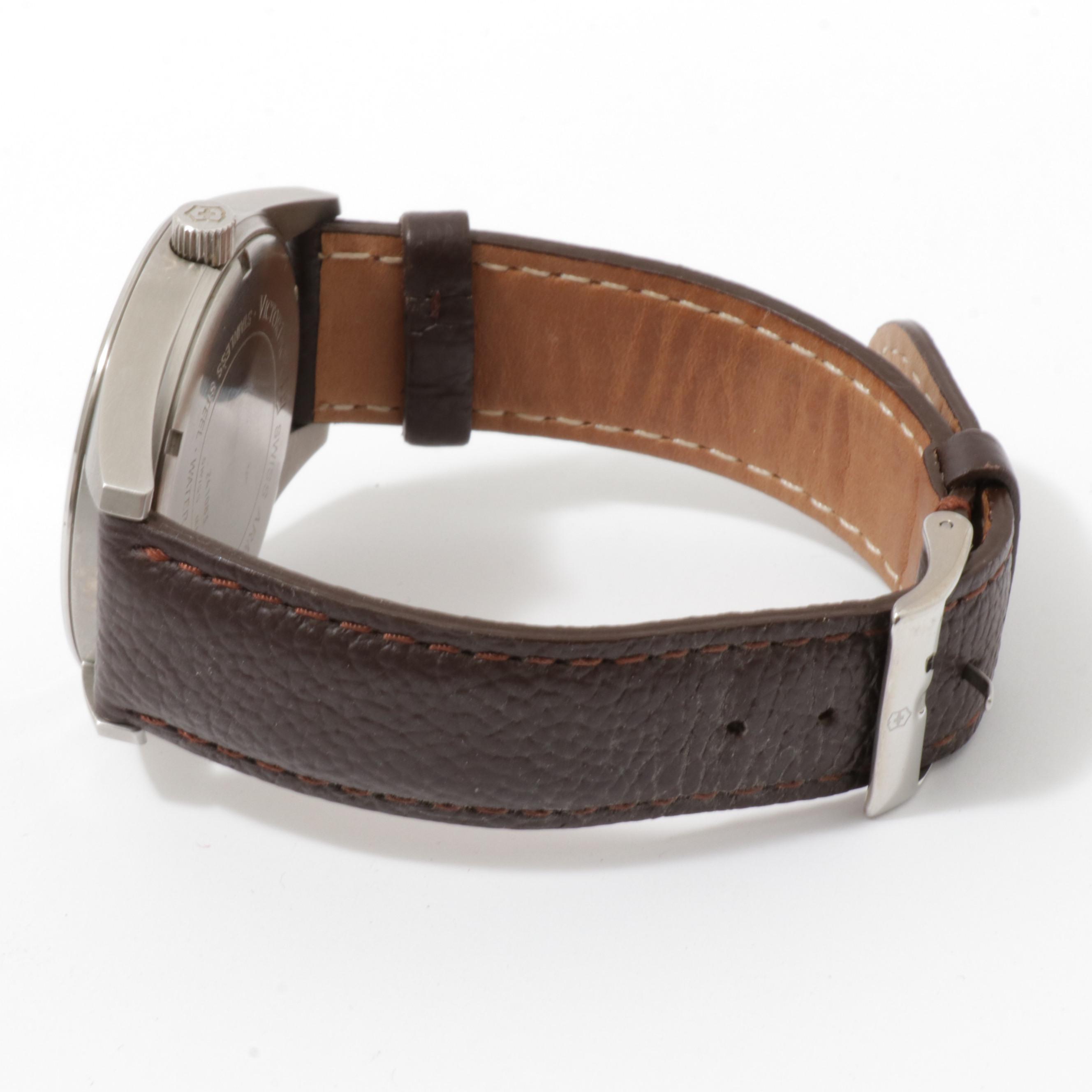 Victorinox "Garrison" Men's Swiss Army Stainless Steel Watch