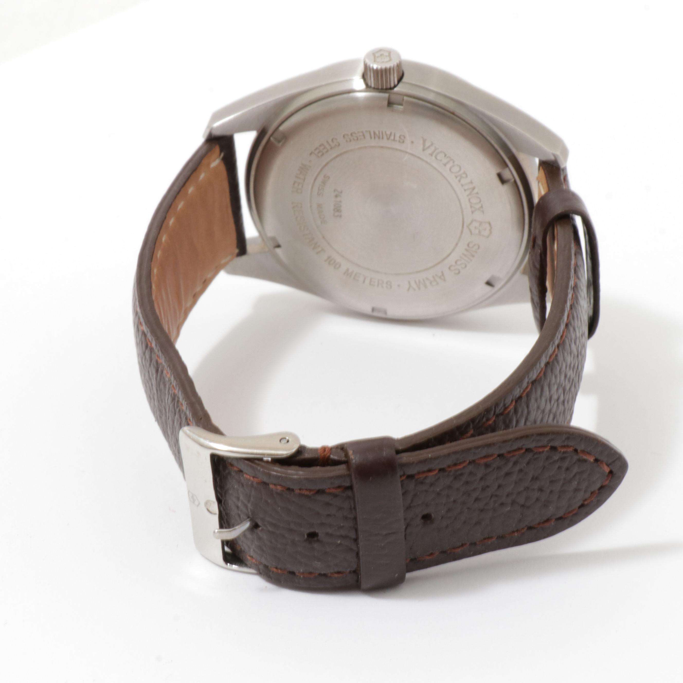 Victorinox "Garrison" Men's Swiss Army Stainless Steel Watch