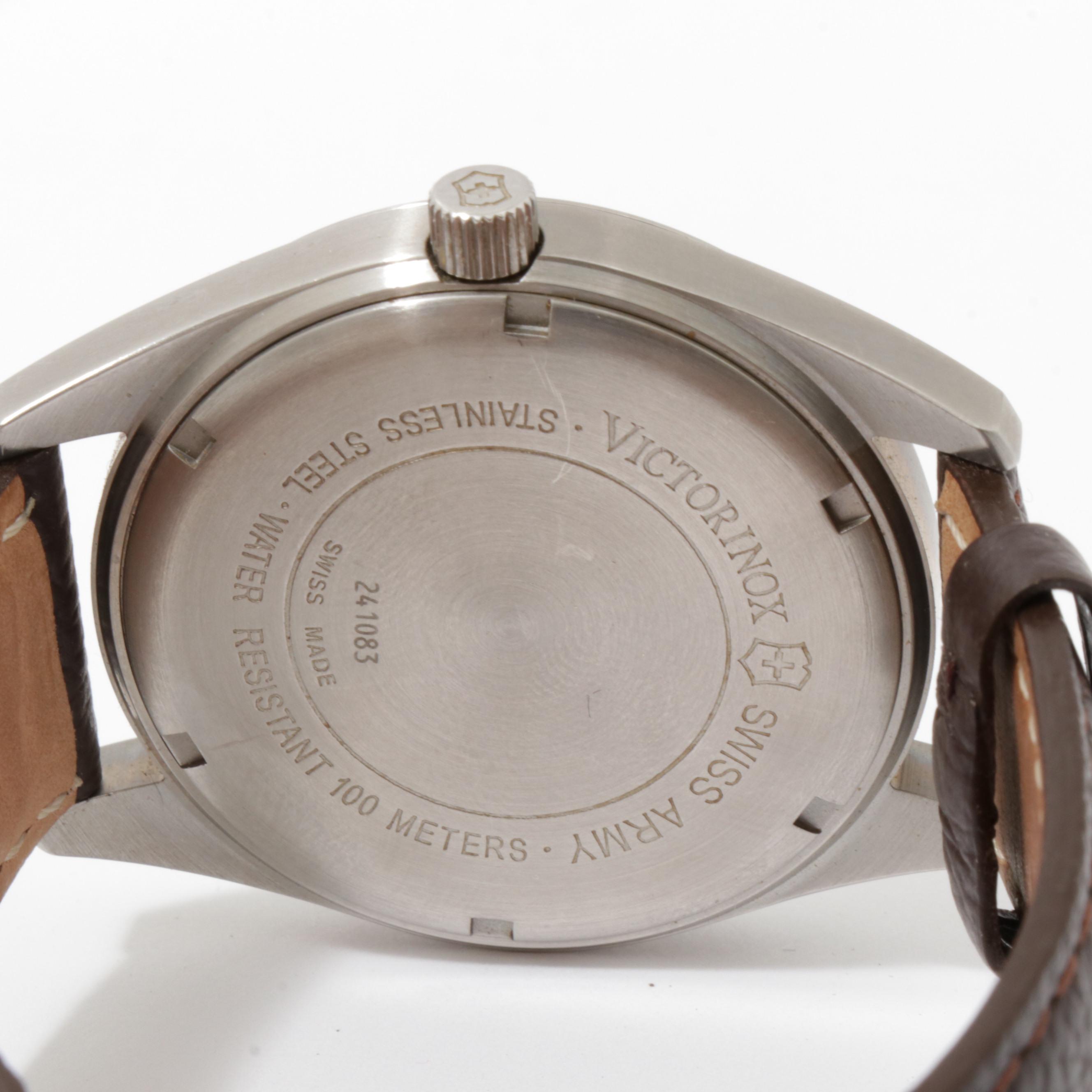 Victorinox "Garrison" Men's Swiss Army Stainless Steel Watch