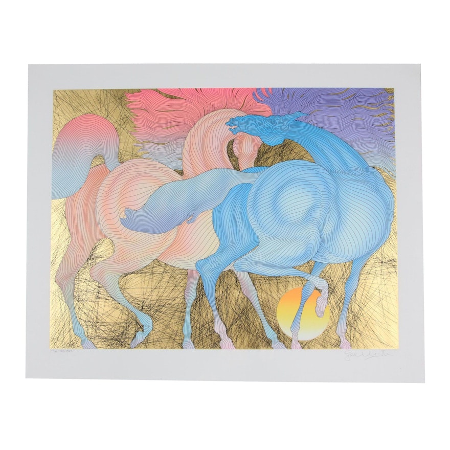 Guillaume Azoulay 2007 Serigraph "Tryst"