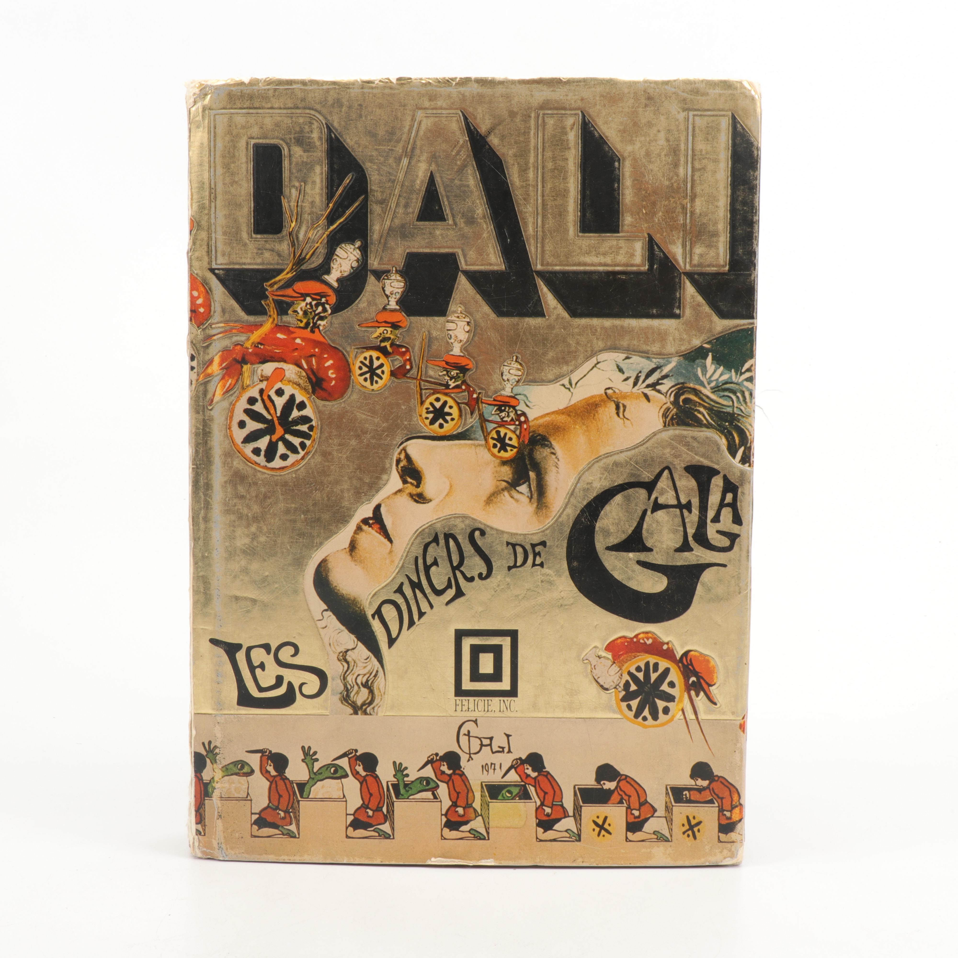 Salvador Dali "Les Diners De Gala" Cookbook, Early English Translation, 1973