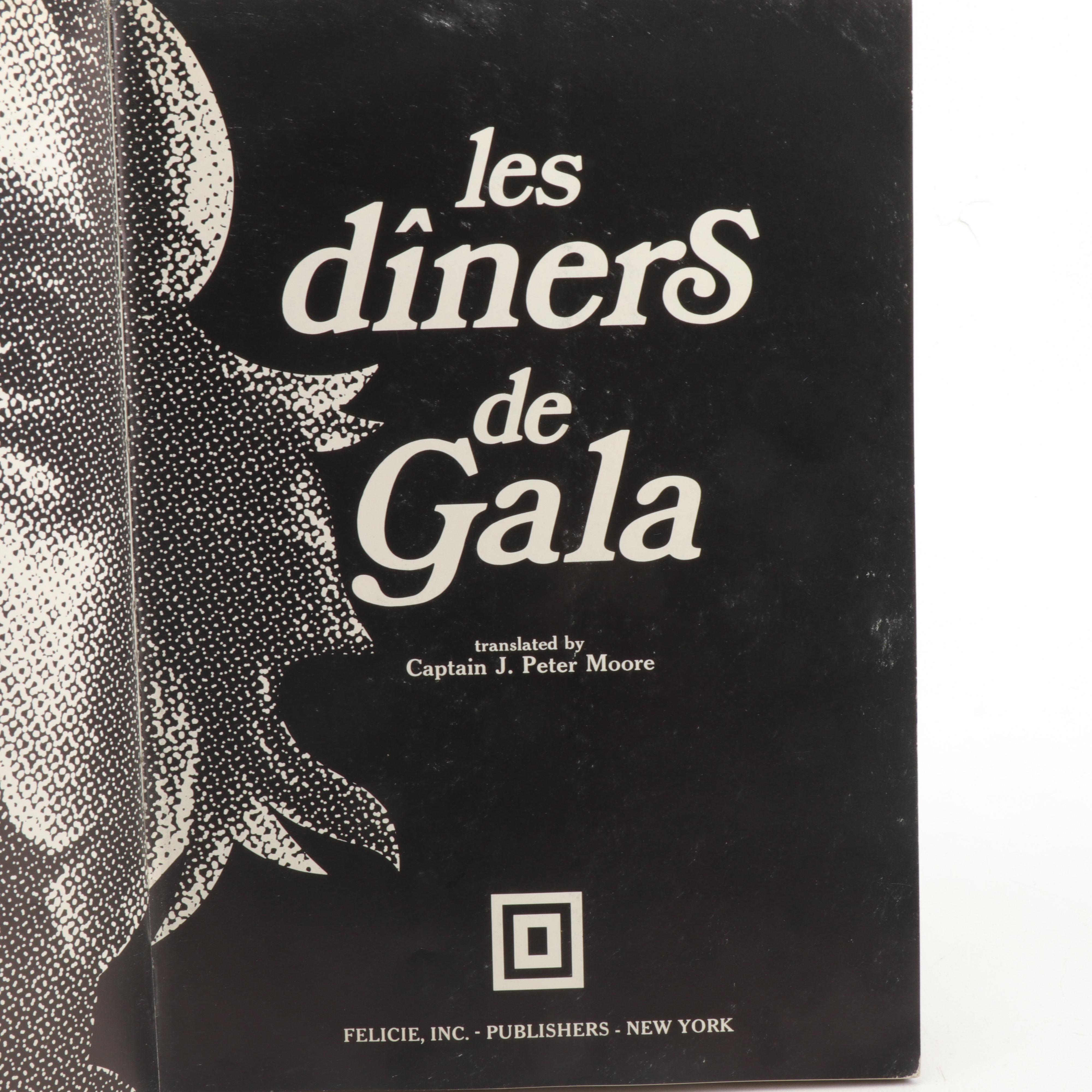 Salvador Dali "Les Diners De Gala" Cookbook, Early English Translation, 1973