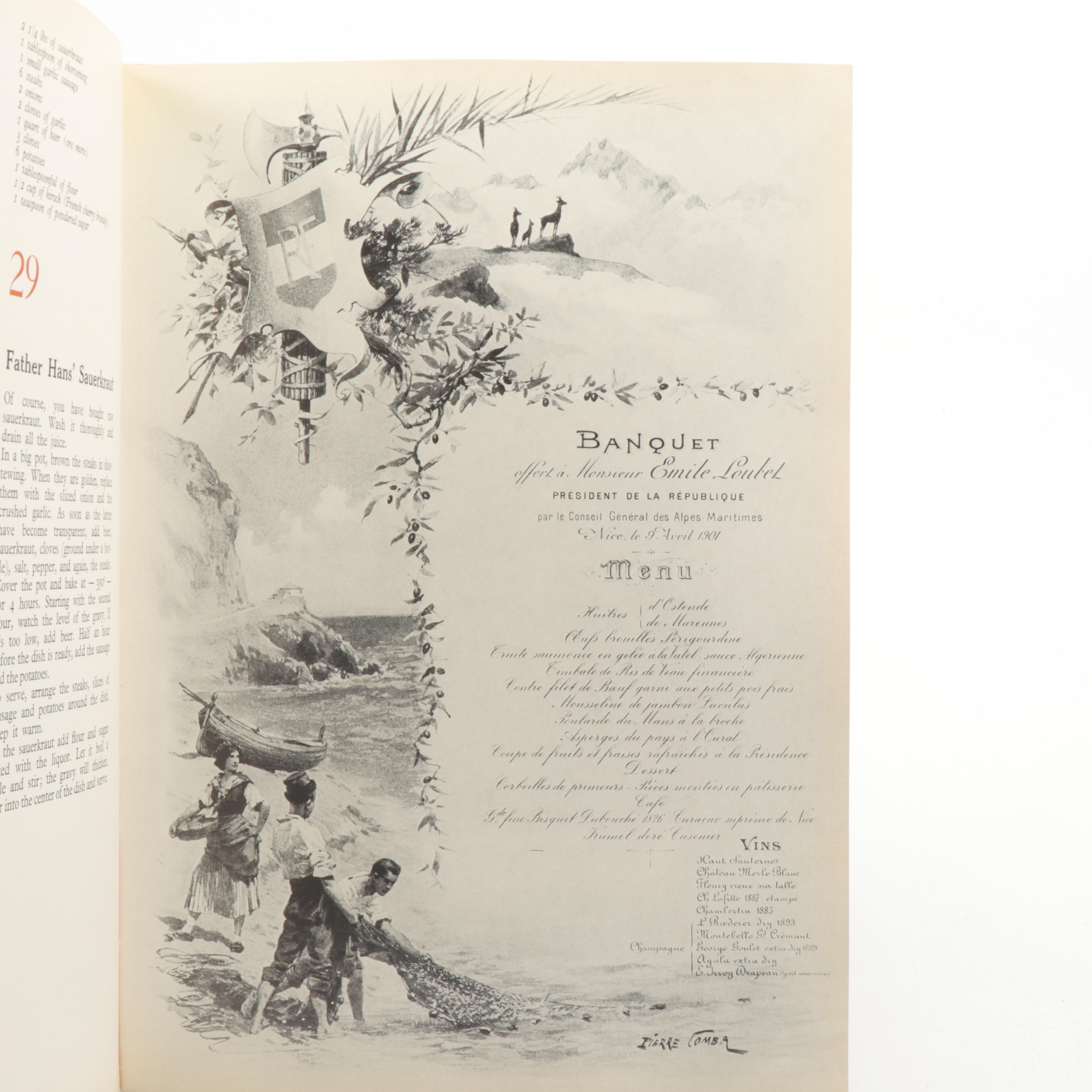 Salvador Dali "Les Diners De Gala" Cookbook, Early English Translation, 1973