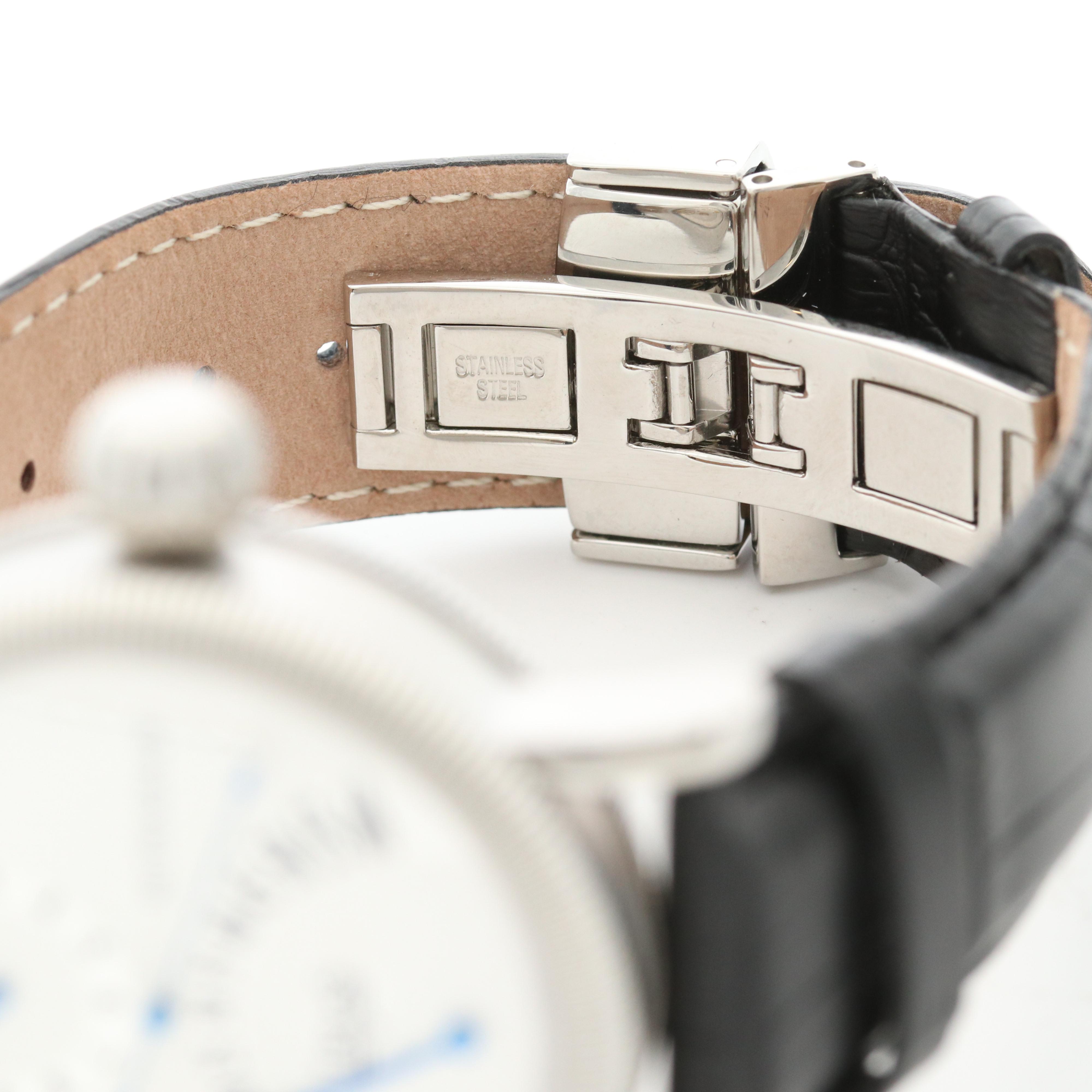 Trias Retrograde Stainless Steel Automatic Watch