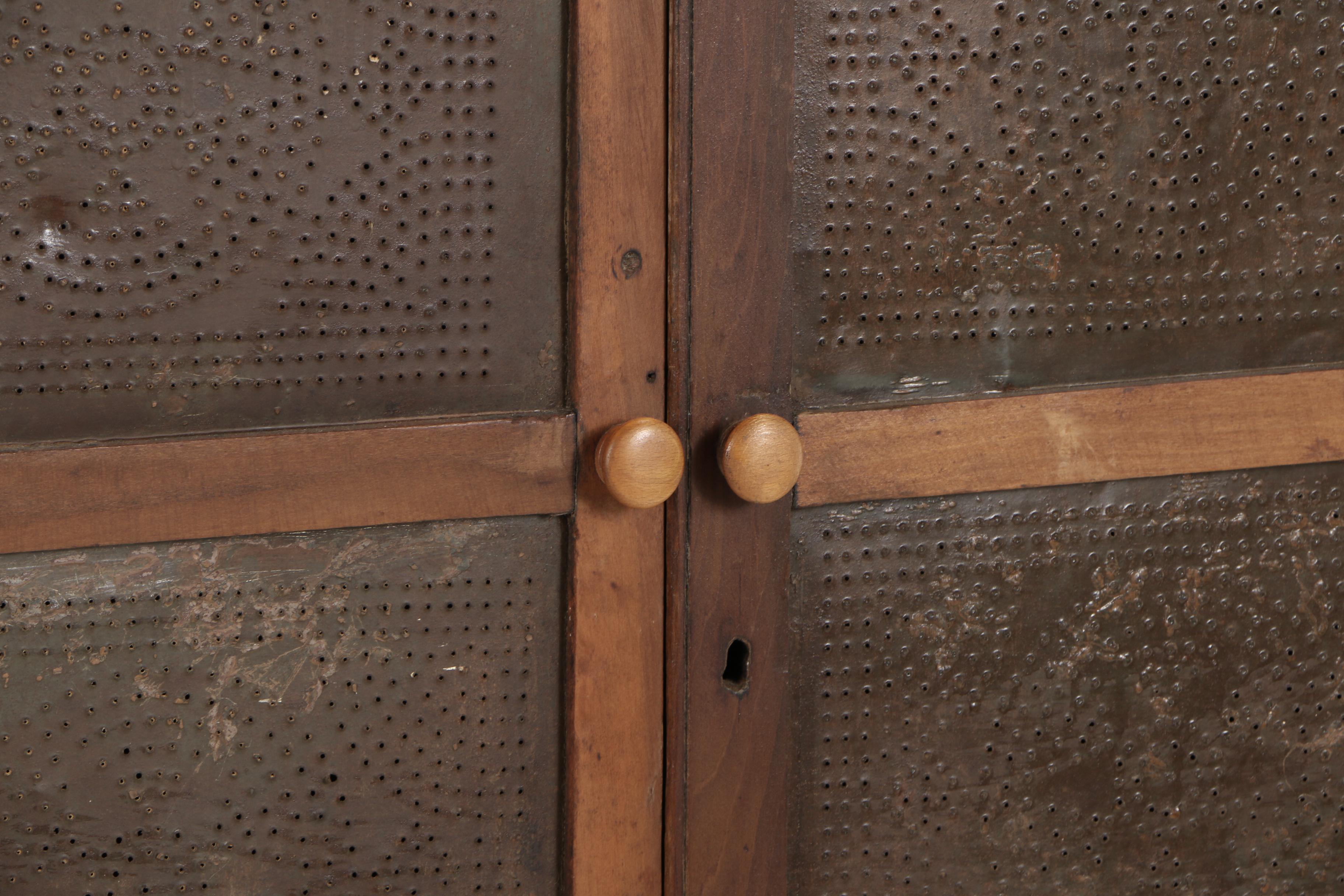 American Twelve-Tin Poplar Pie Safe, 19th Century