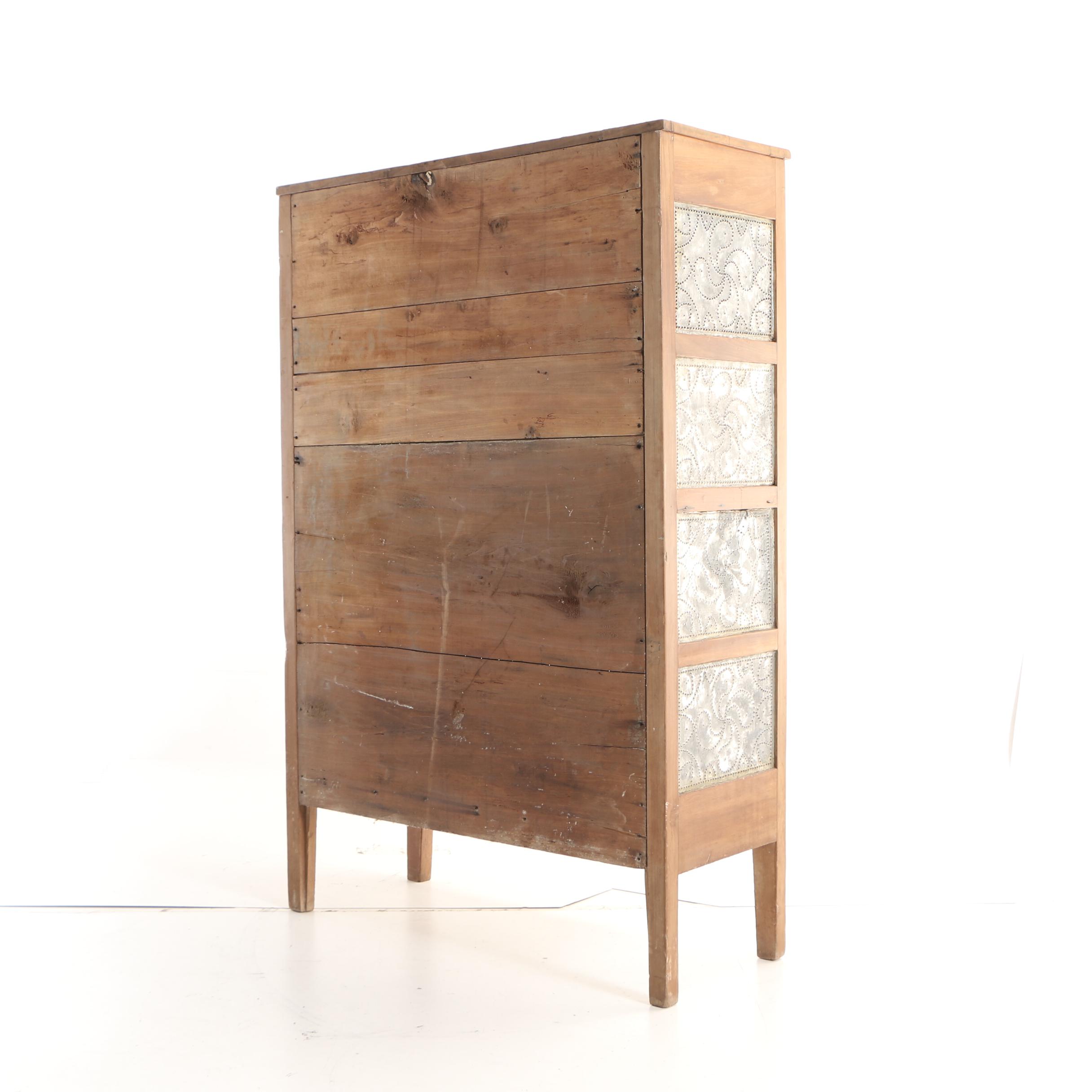 American Sixteen-Tin Poplar Pie Safe, 19th Century