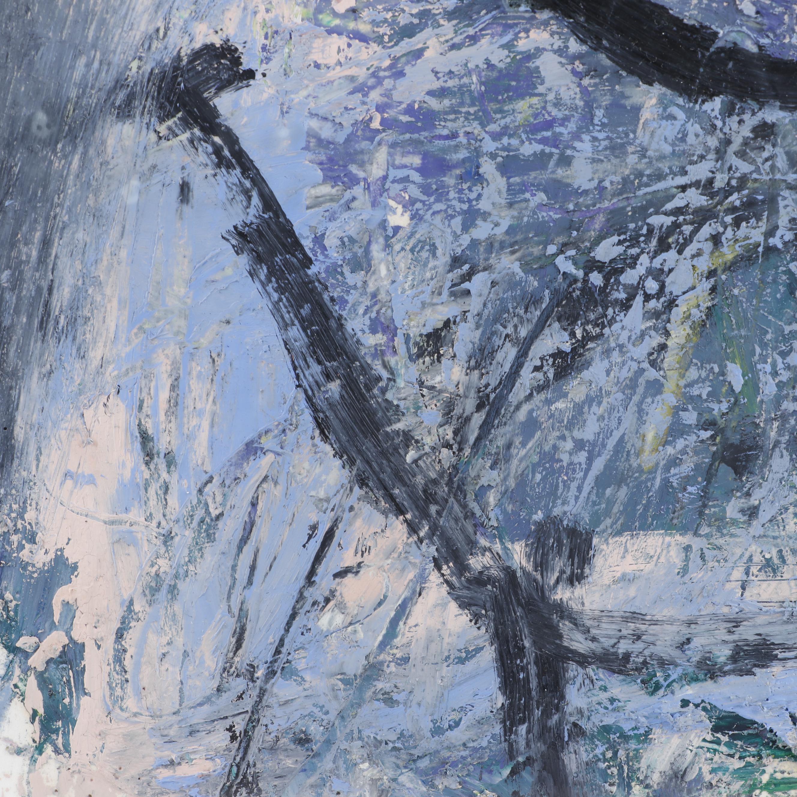 Stephanie Brody-Lederman Oil Painting "Family Way," 1989