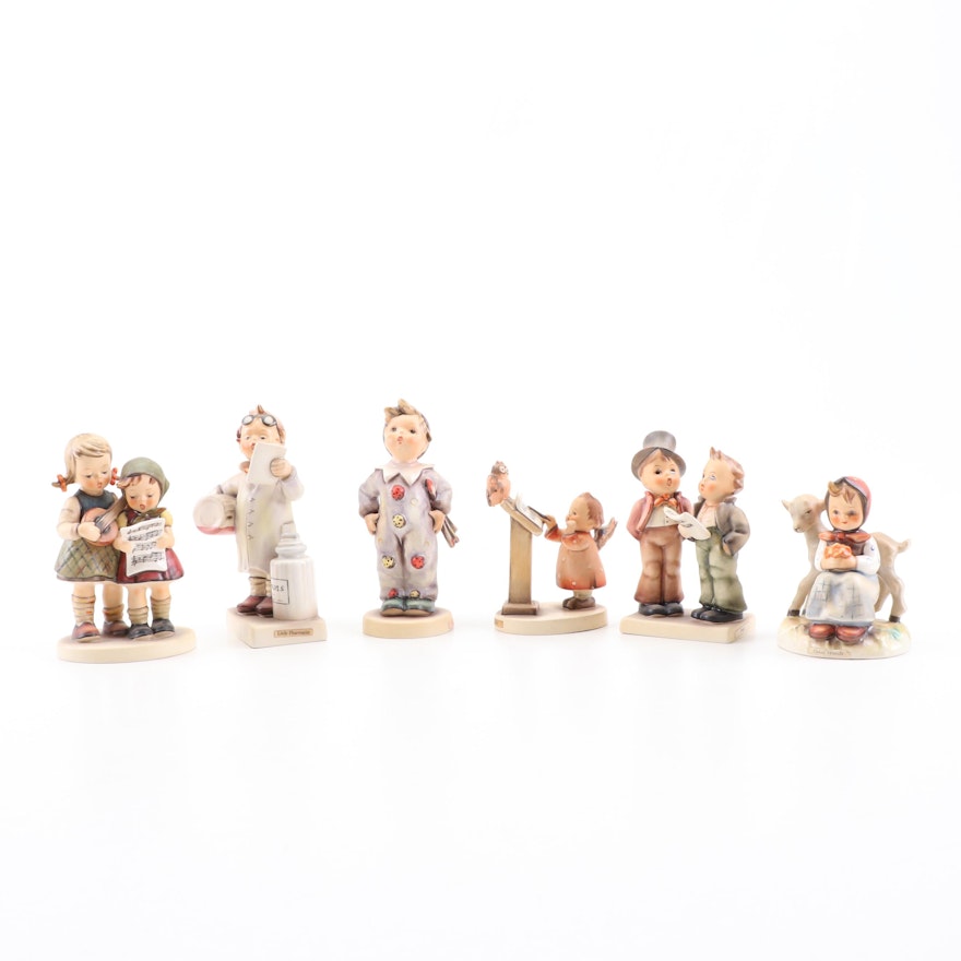 Goebel "Little Pharmacist" and Other Porcelain Hummel Figurines