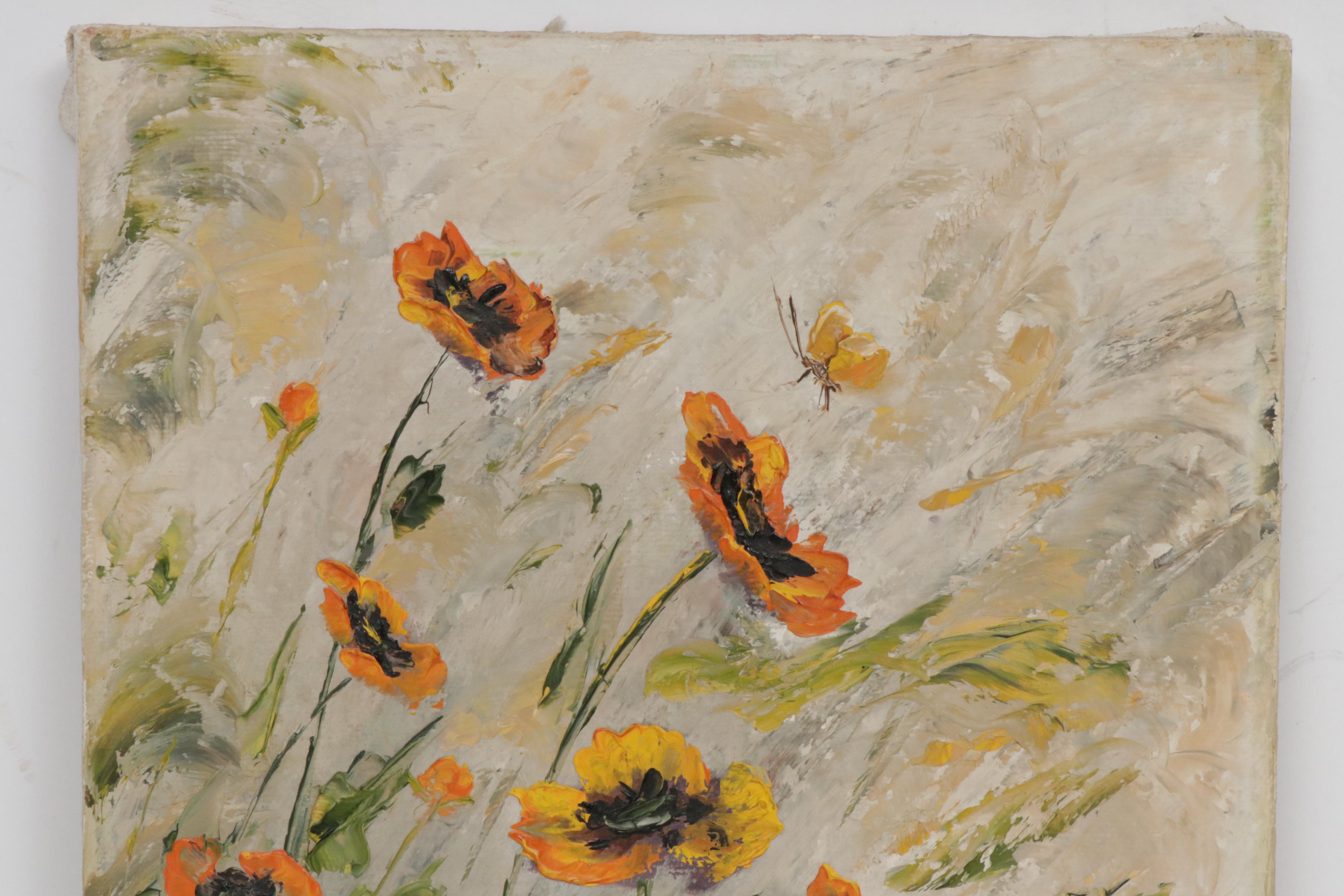 Helen Haegelin Floral Oil Painting