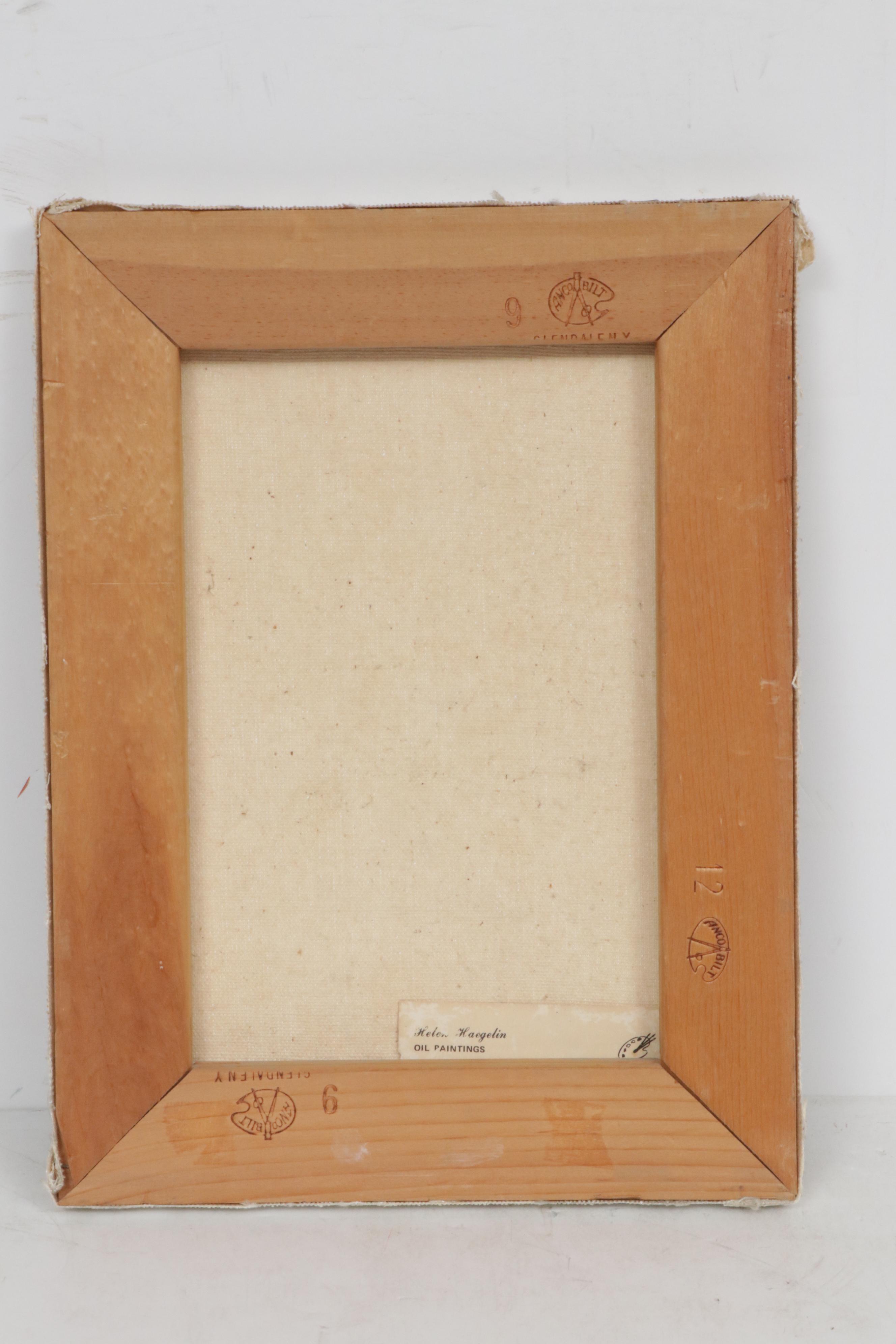 Helen Haegelin Floral Oil Painting