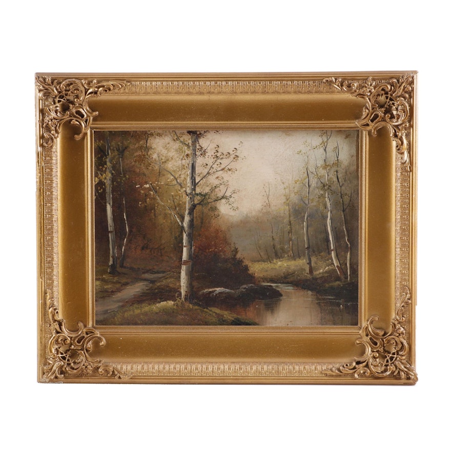 19th Century Landscape Oil Painting