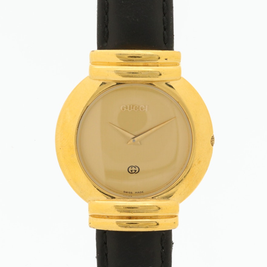 Gucci 5300M Gold Tone Quartz Wristwatch