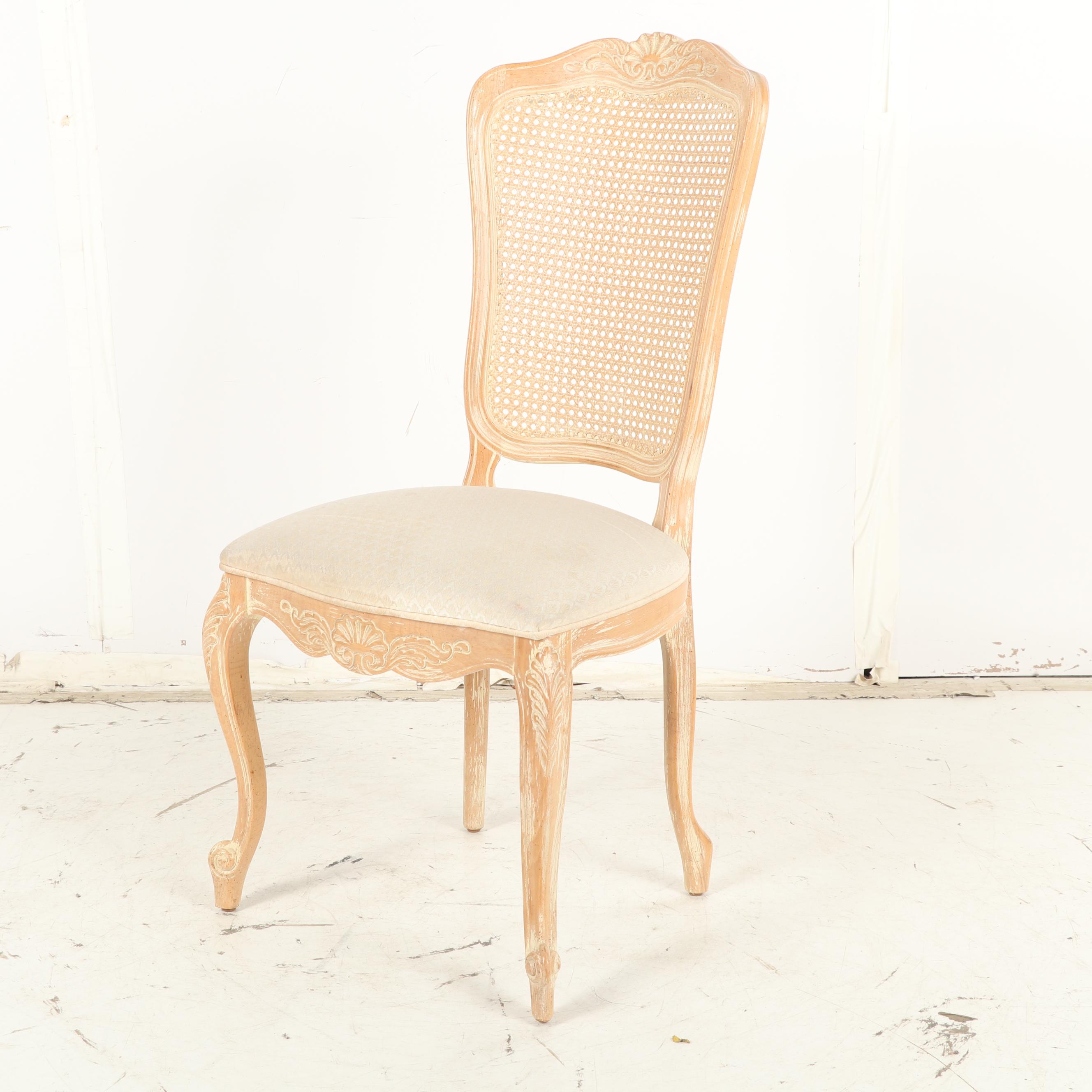 Century Chair Co., Four Louis XV Style Dining Side Chairs