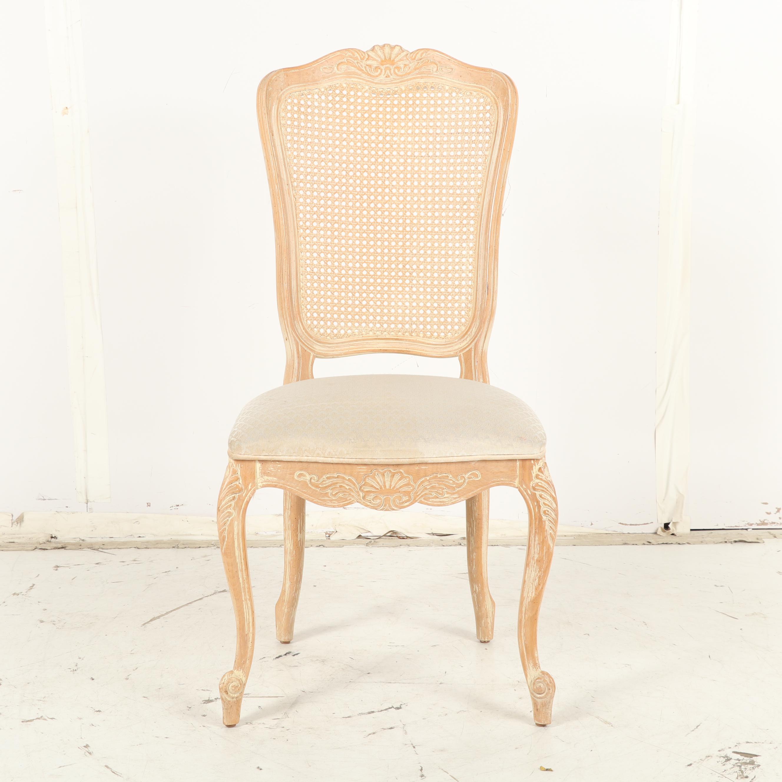 Century Chair Co., Four Louis XV Style Dining Side Chairs