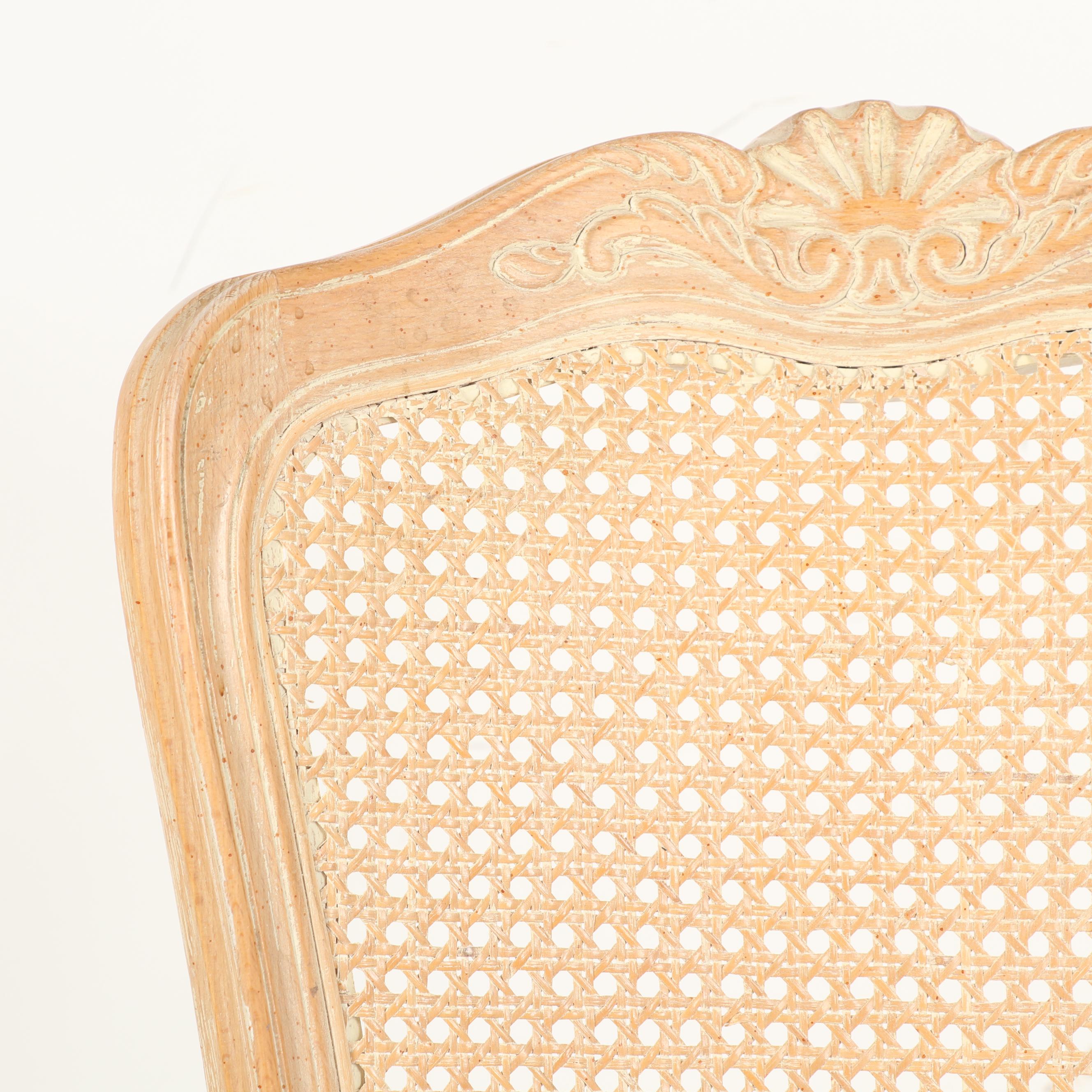 Century Chair Co., Four Louis XV Style Dining Side Chairs