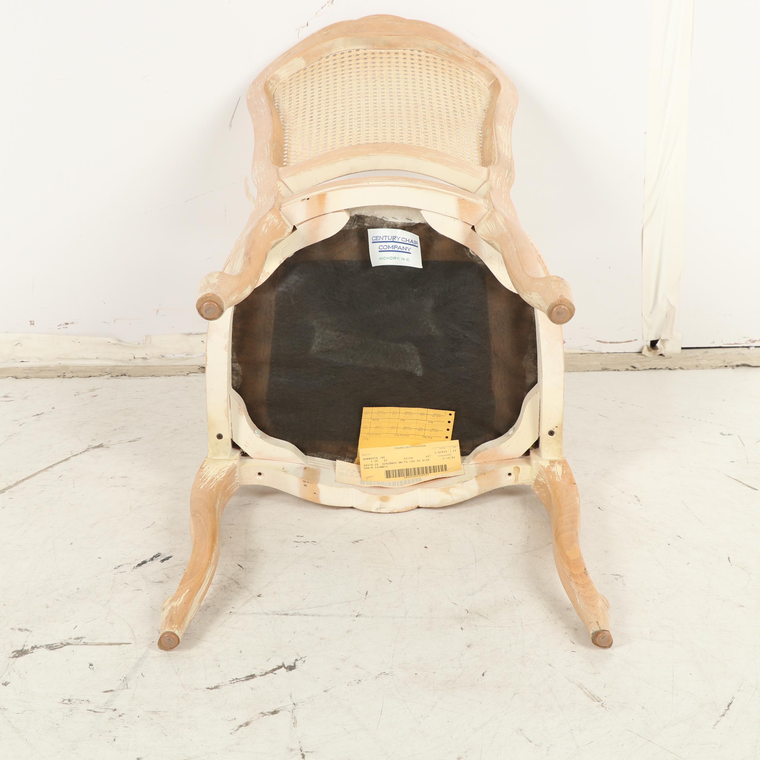 Century Chair Co., Four Louis XV Style Dining Side Chairs