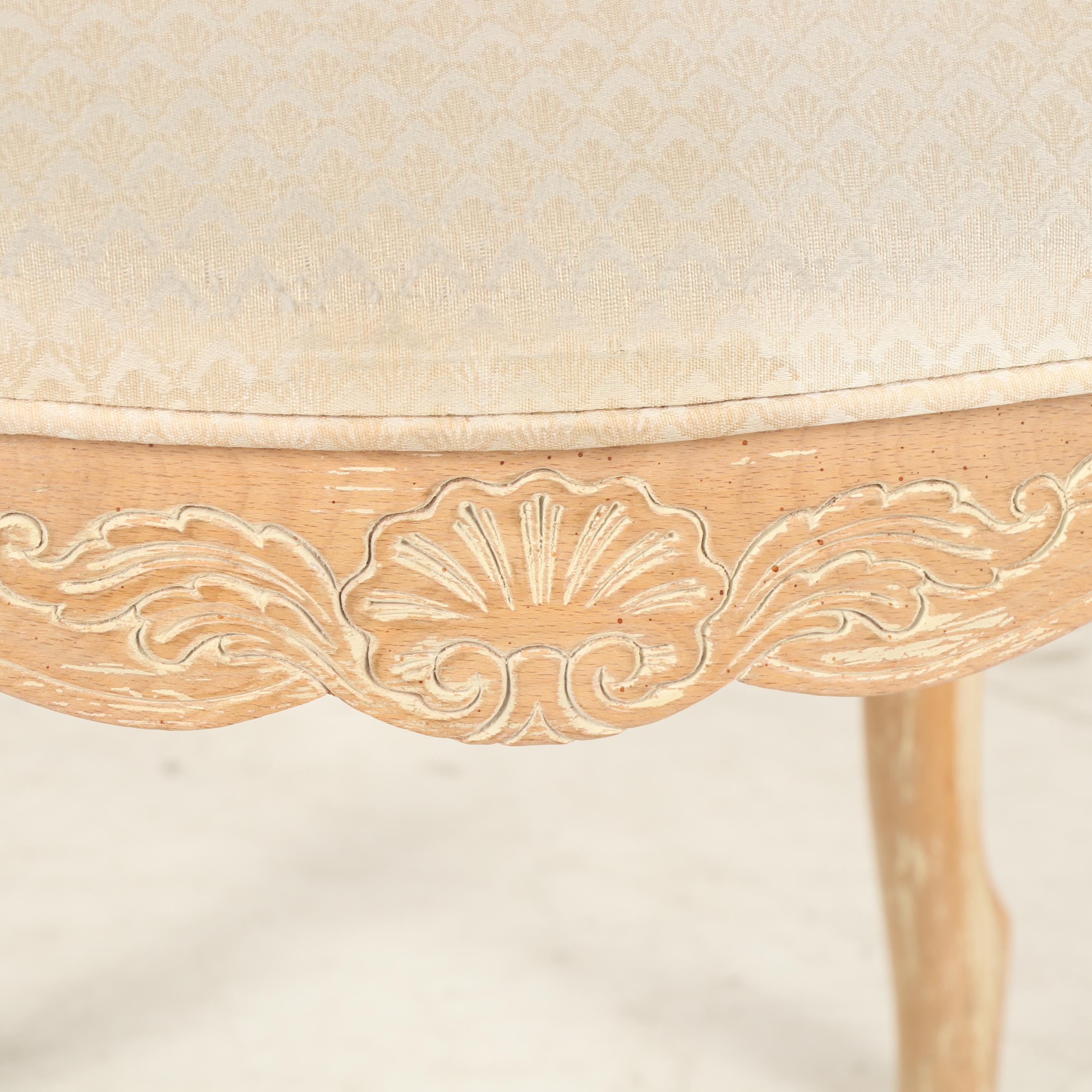 Century Chair Co., Four Louis XV Style Dining Side Chairs